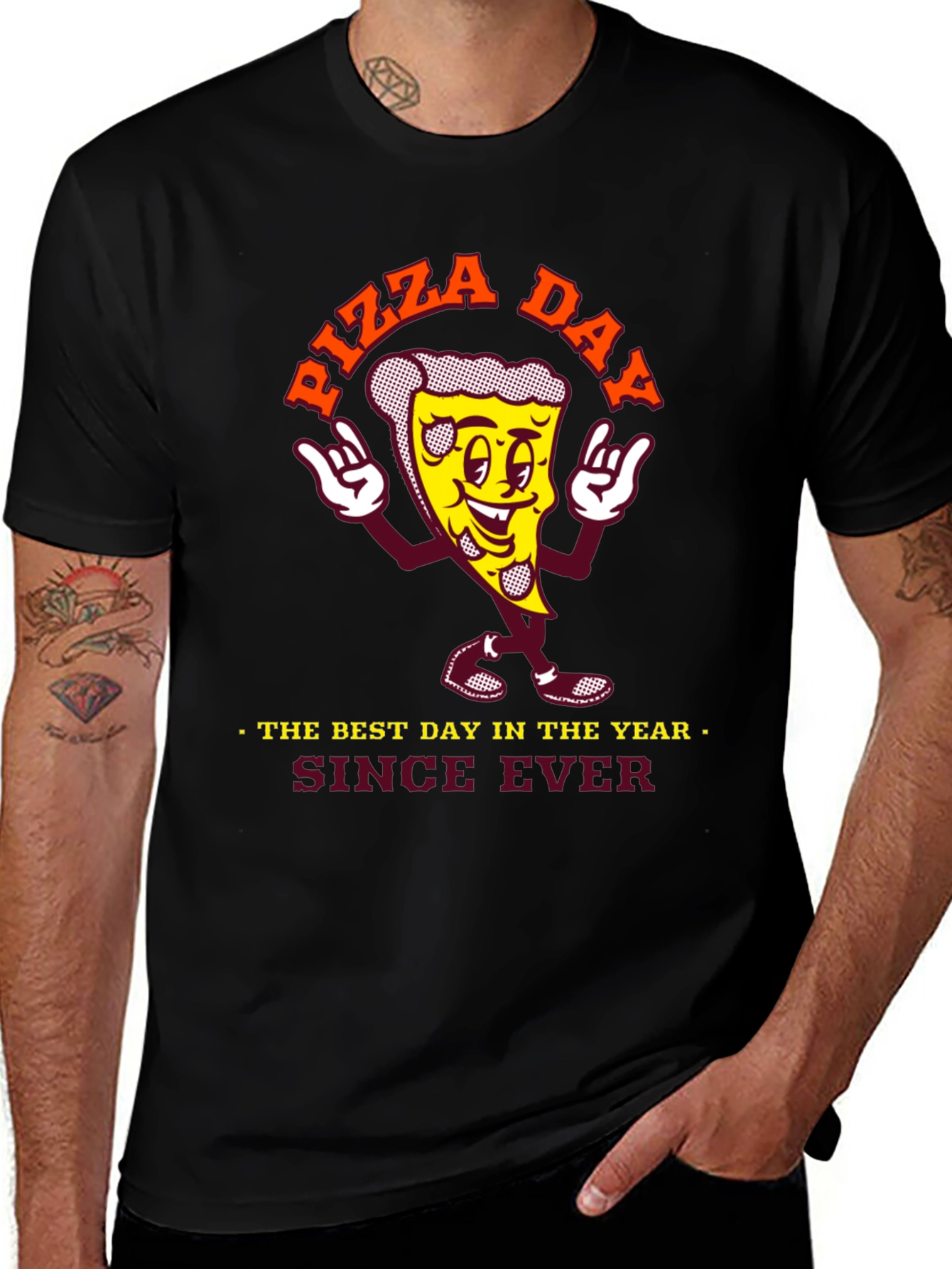Pizza Day Graphic Tee - Best Day Ever!