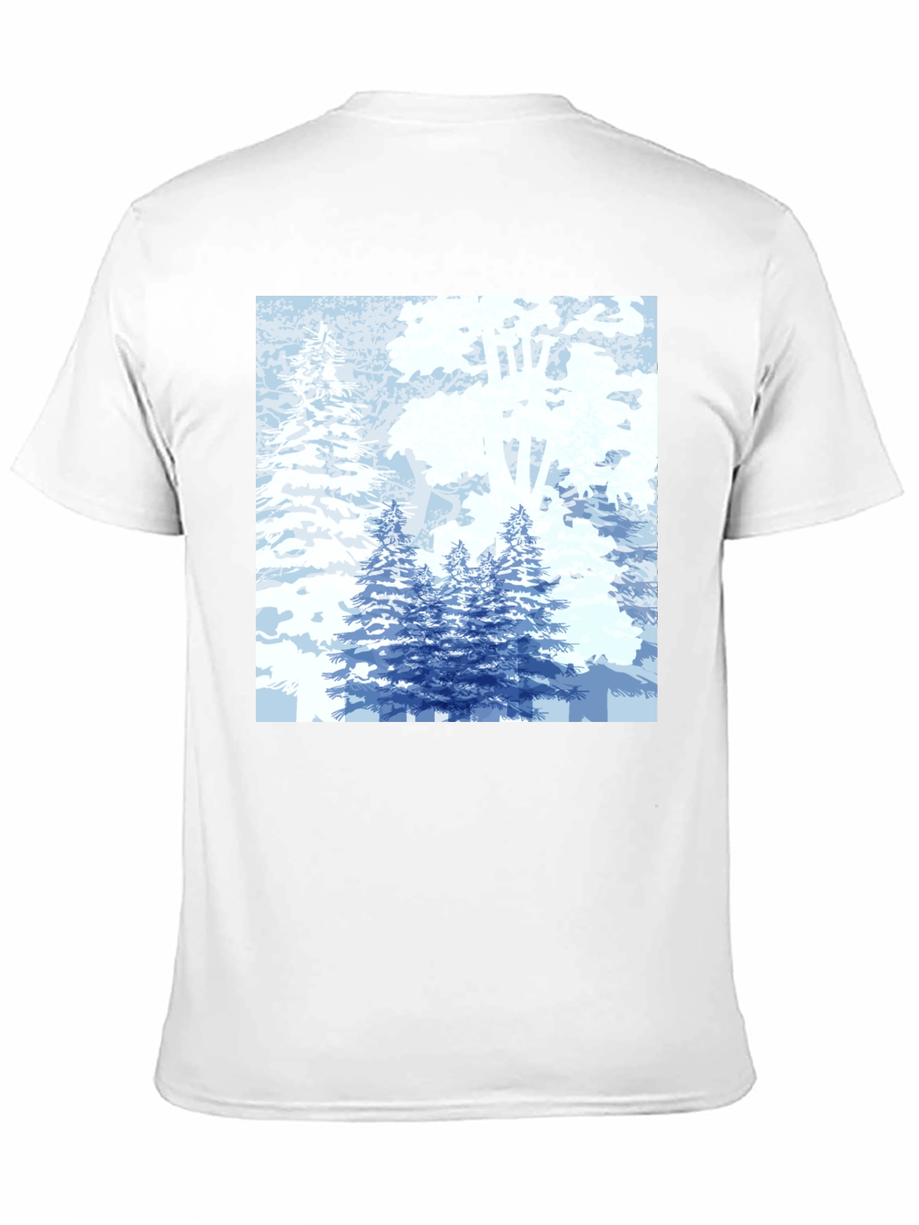 Winter Forest Graphic Tee - Classic Black T-Shirt