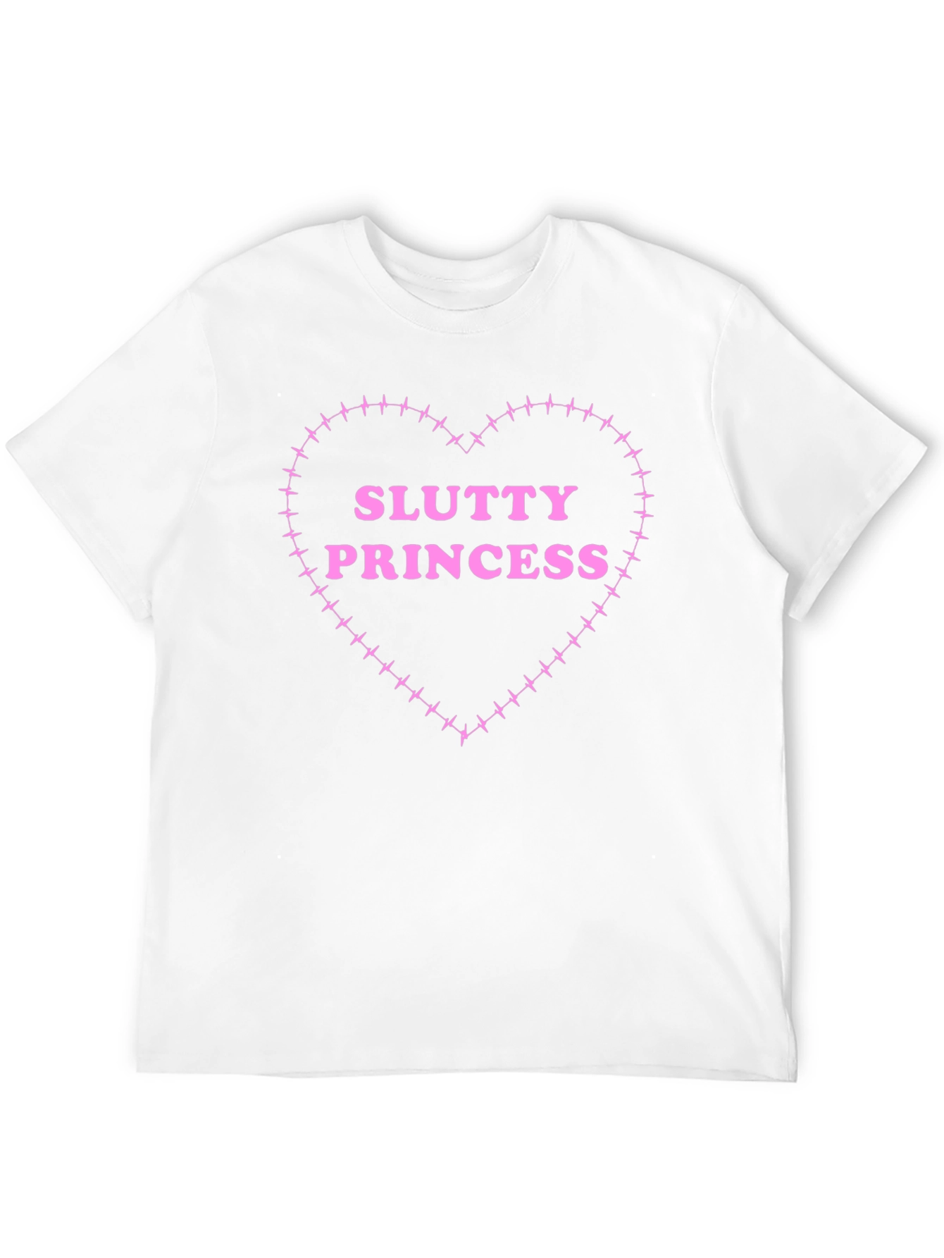 Slutty Princess Heart Tee - Edgy Graphic T-Shirt