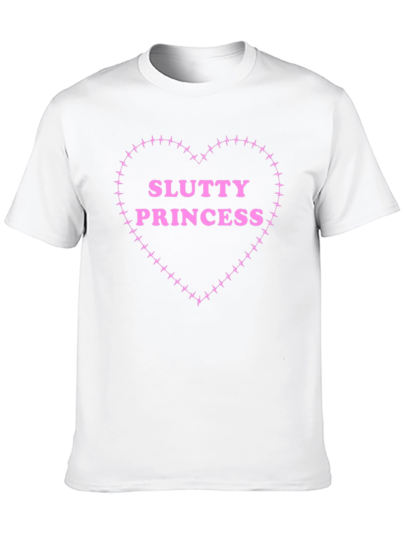 Slutty Princess Heart Tee - Edgy Graphic T-Shirt