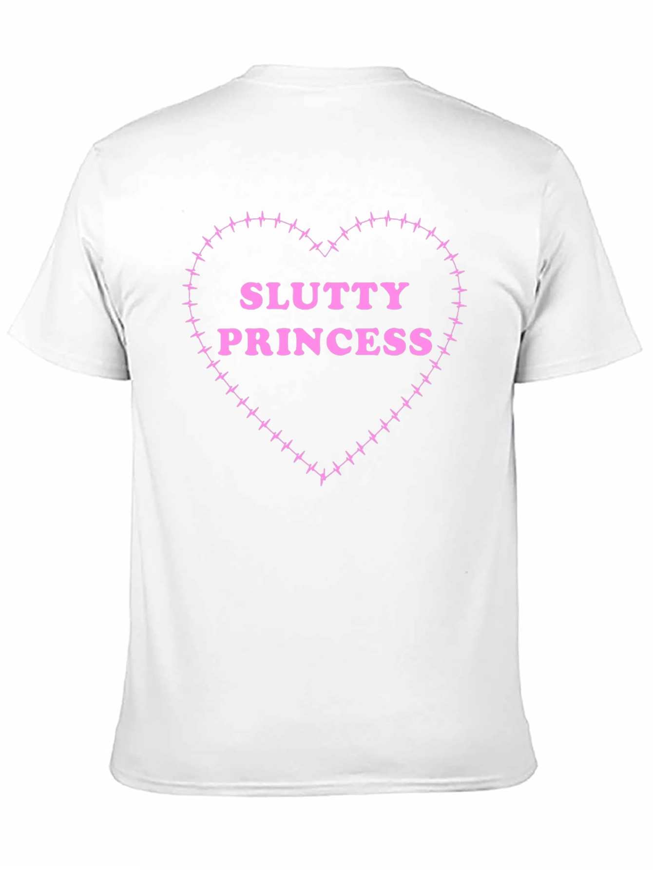 Slutty Princess Heart Tee - Edgy Graphic T-Shirt