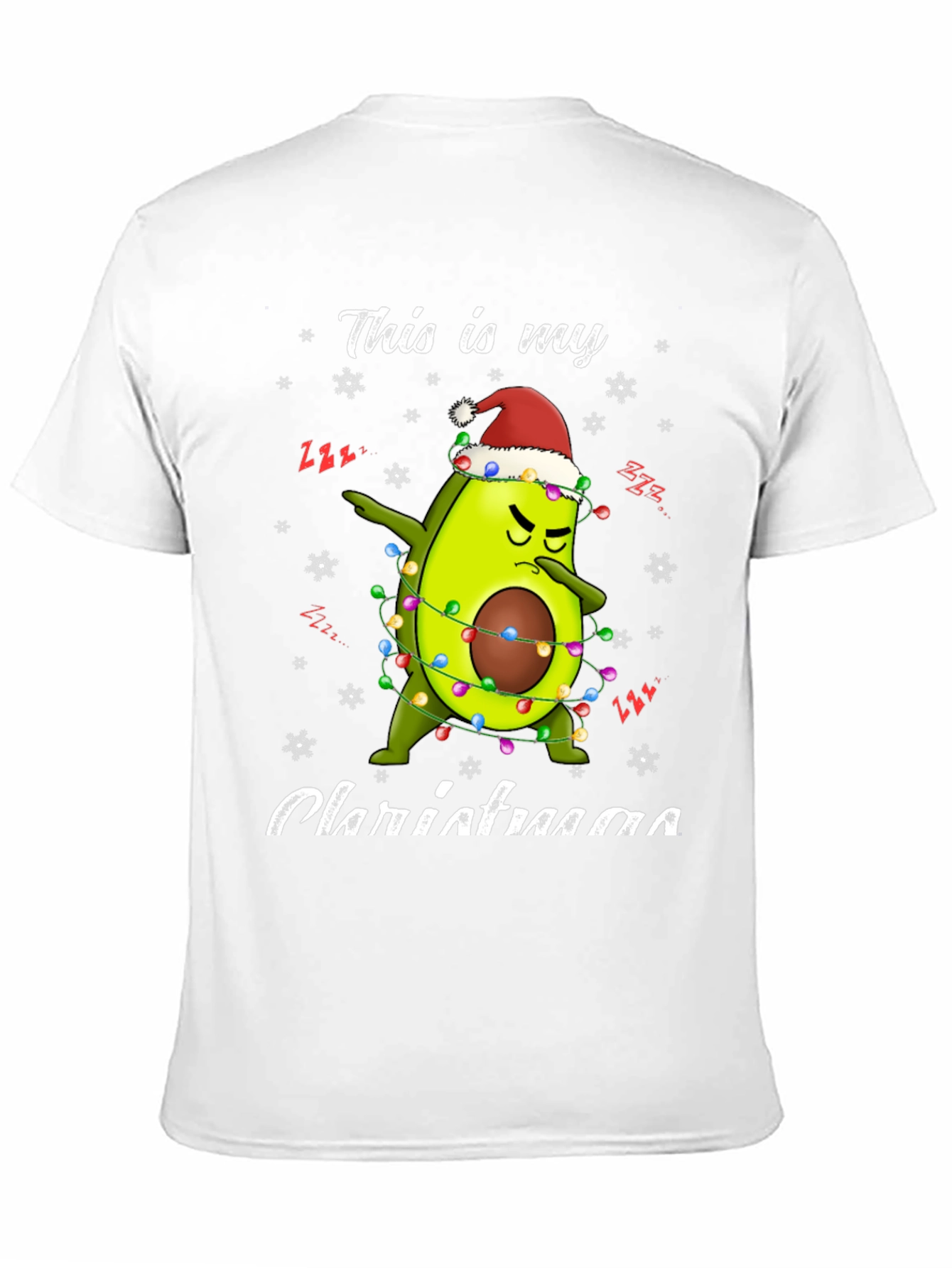 Funny Avocado Christmas T-Shirt