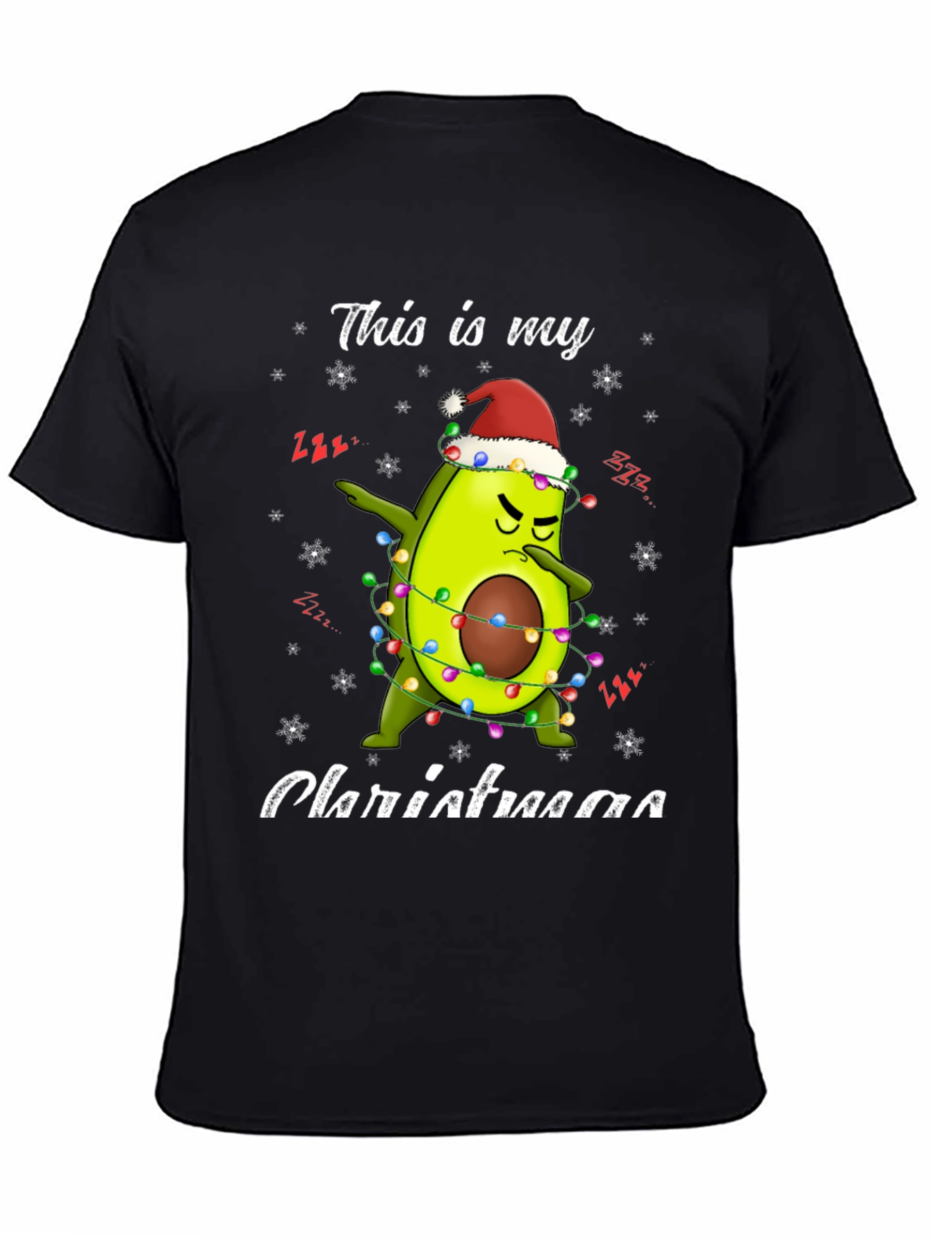 Funny Avocado Christmas T-Shirt