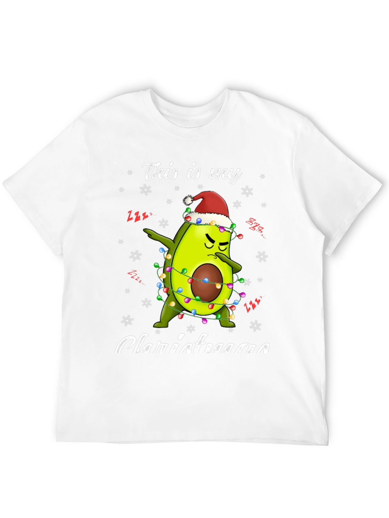 Funny Avocado Christmas T-Shirt