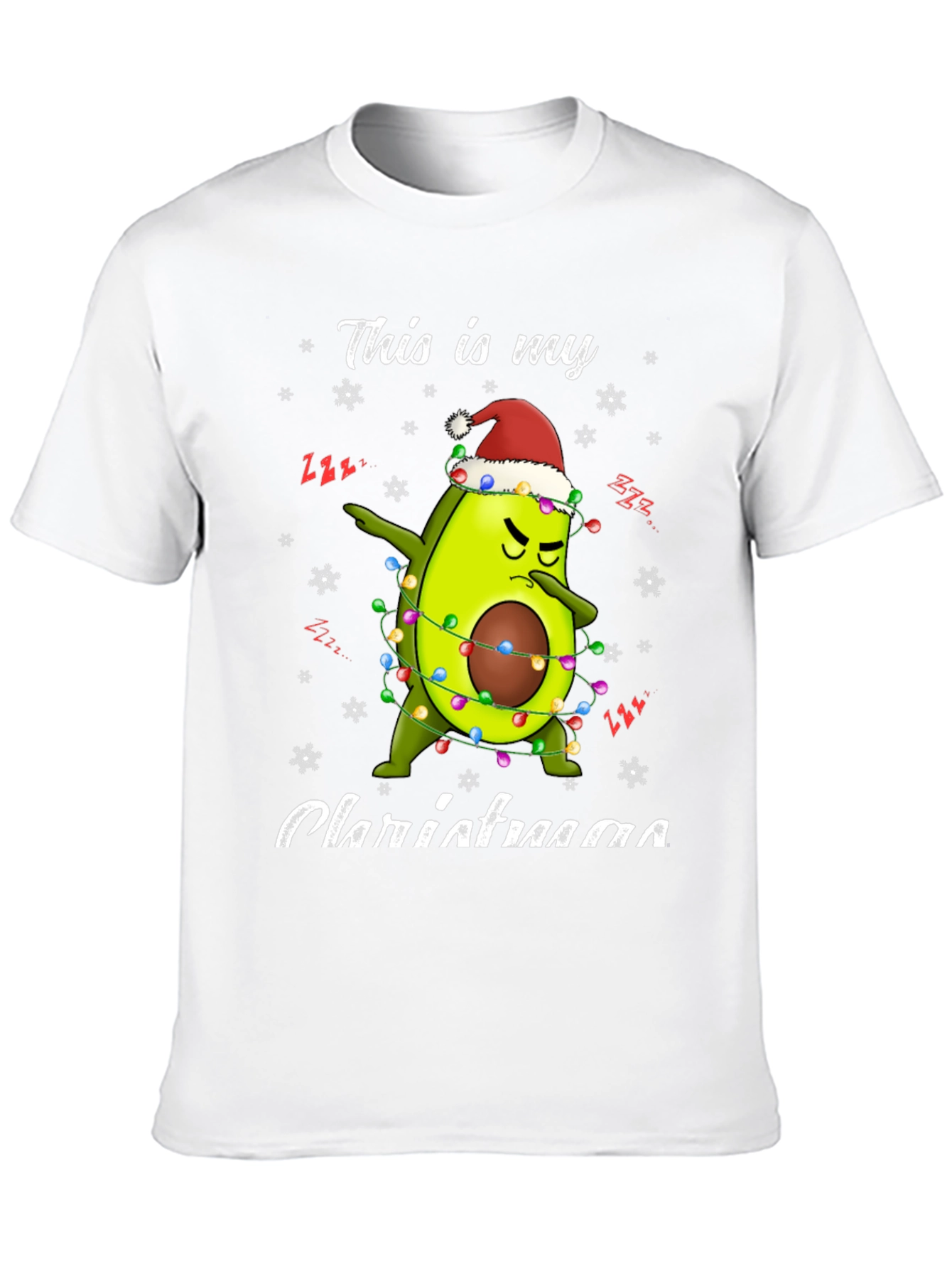 Funny Avocado Christmas T-Shirt
