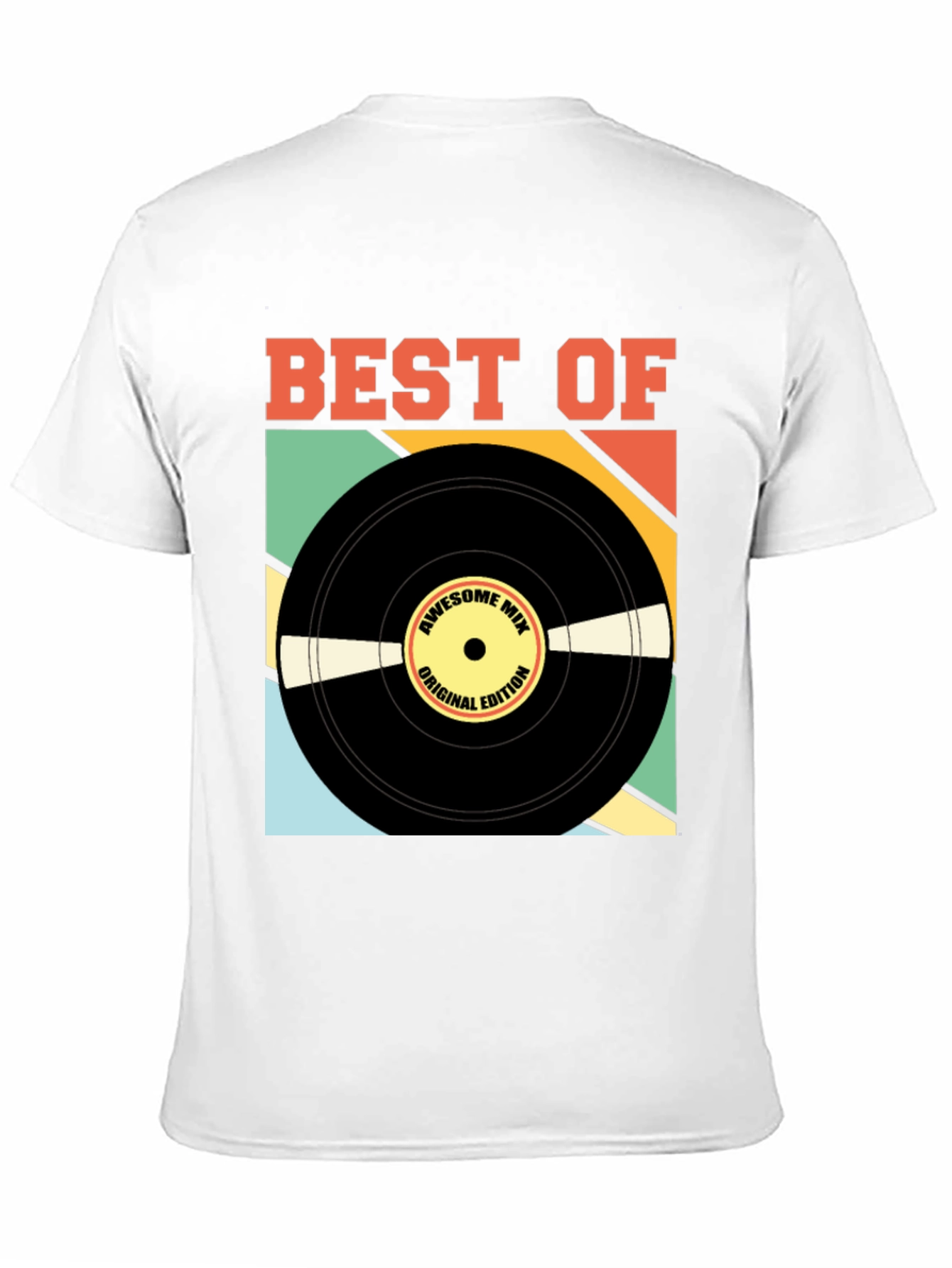 Retro Vinyl Record Graphic T-Shirt