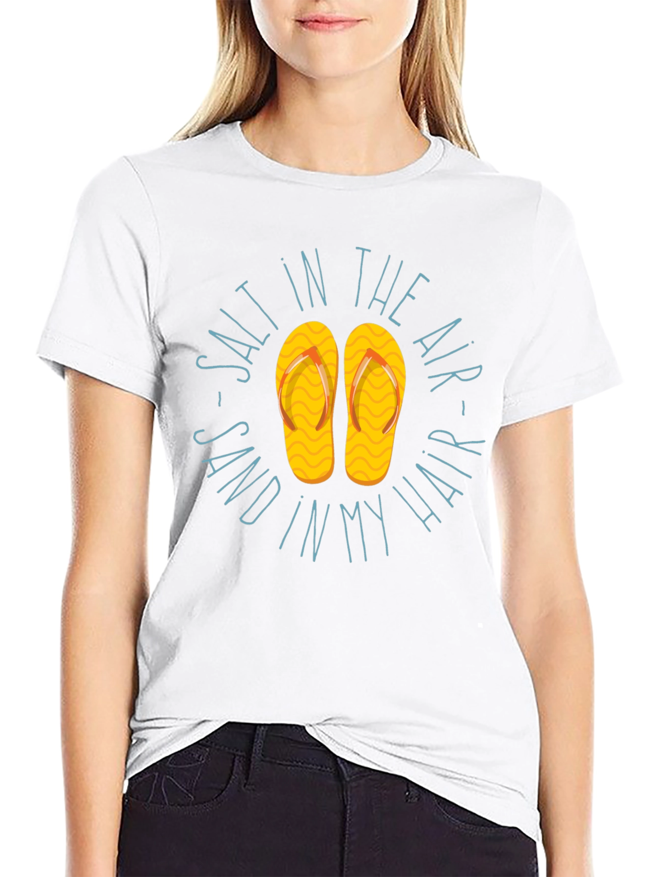 Salt Air Sand Hair T-Shirt - Beach Lover Tee