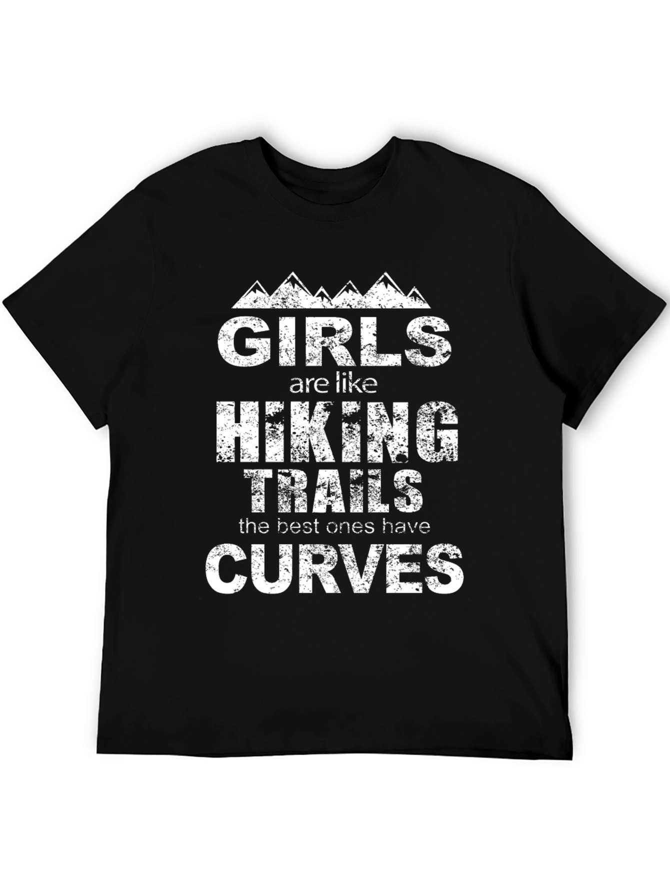 Girls Hiking Trails Curves Graphic Tee
