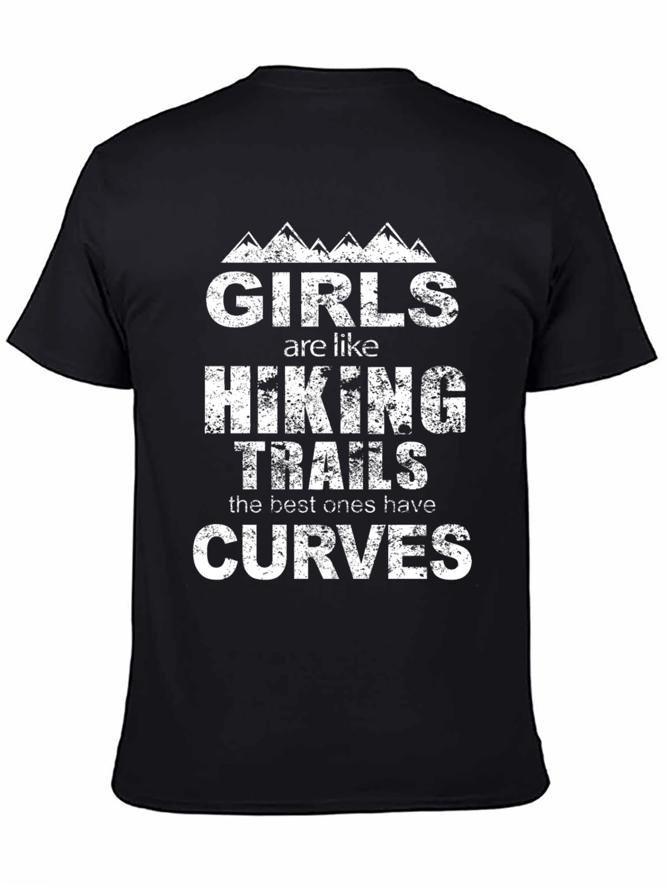 Girls Hiking Trails Curves Graphic Tee