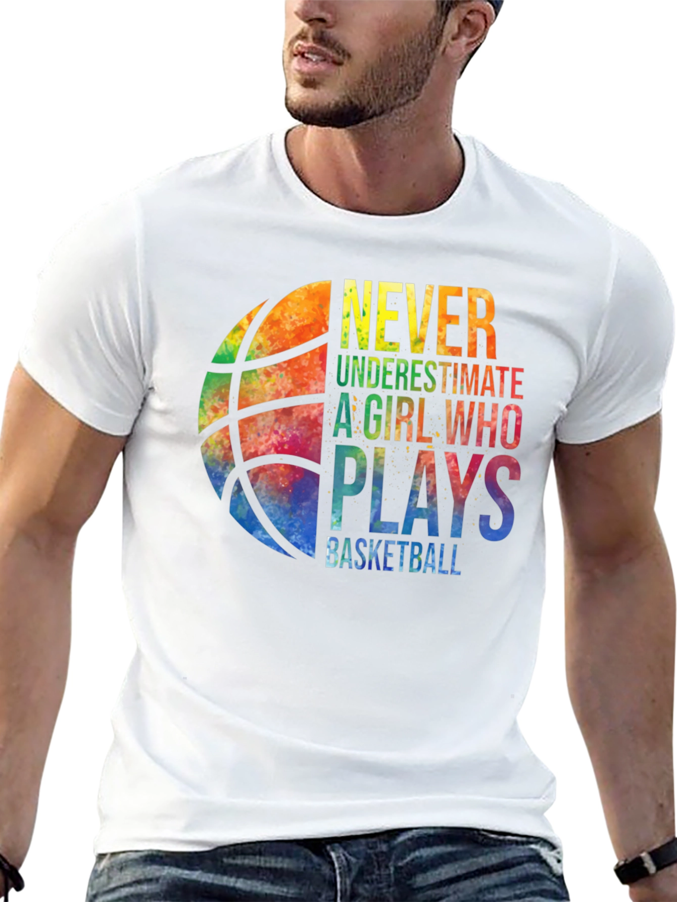 Basketball Girl T-Shirt - Never Underestimate