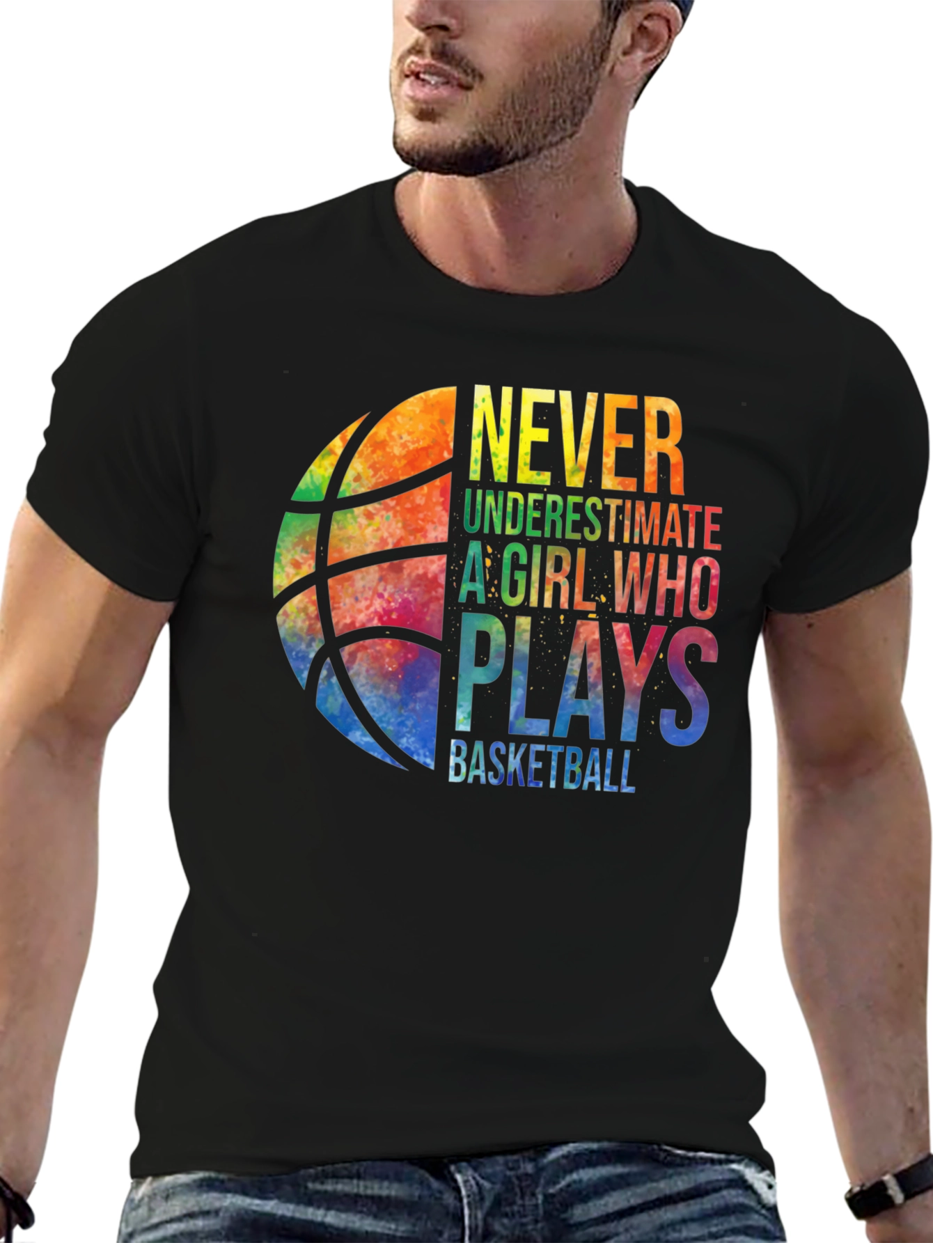 Basketball Girl T-Shirt - Never Underestimate