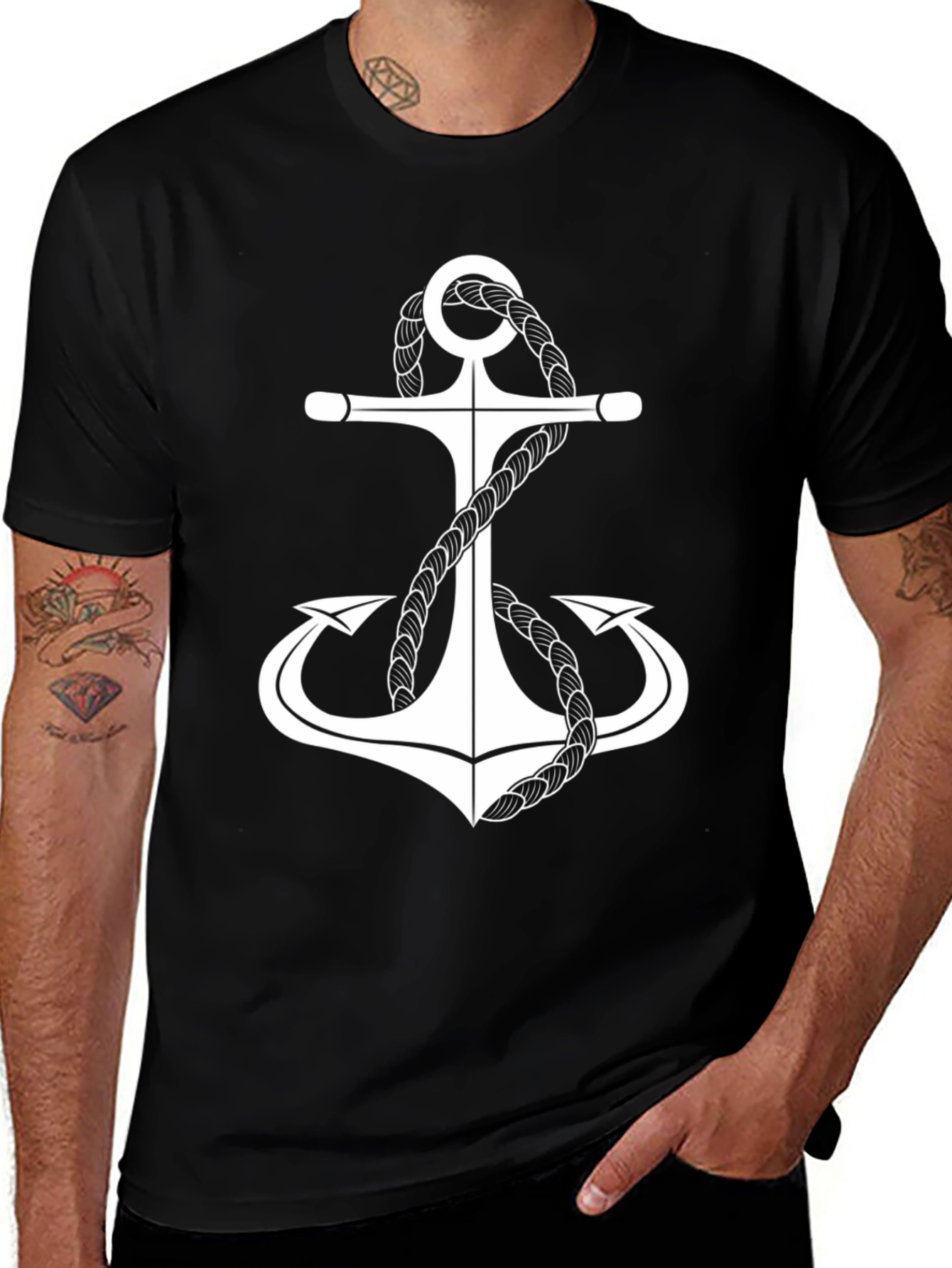 Nautical Anchor Graphic Tee