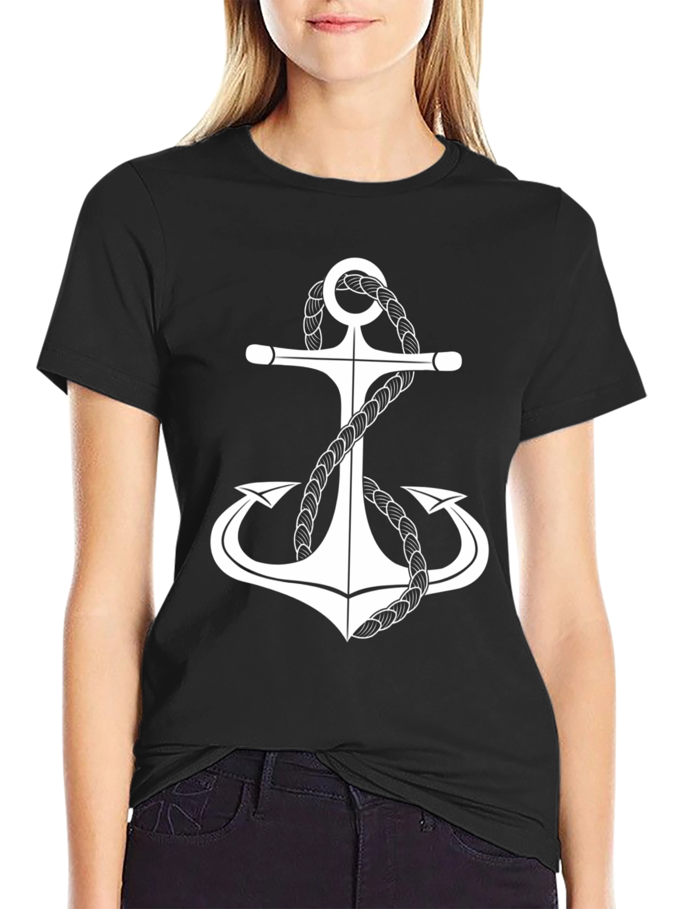 Nautical Anchor Graphic Tee