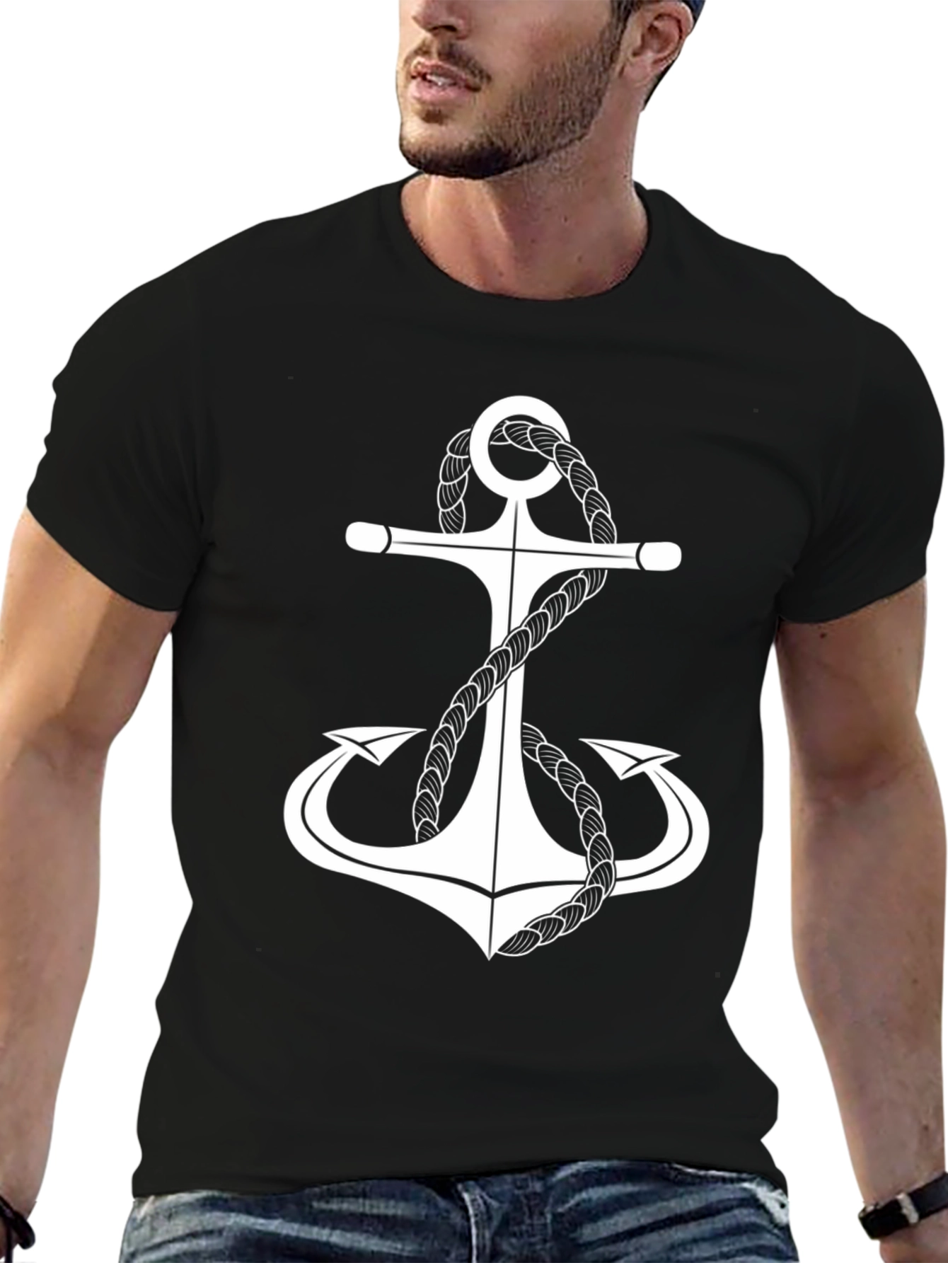 Nautical Anchor Graphic Tee