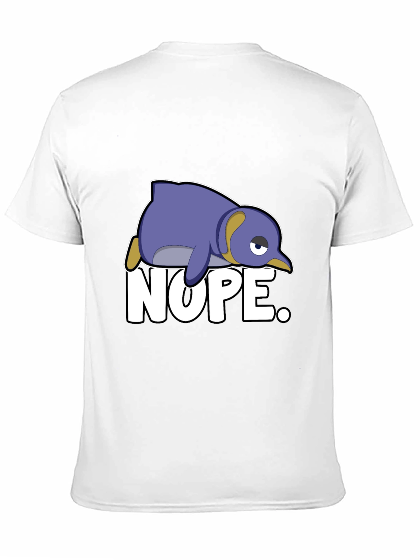 Nope Penguin T-Shirt - Funny Cartoon Graphic Tee