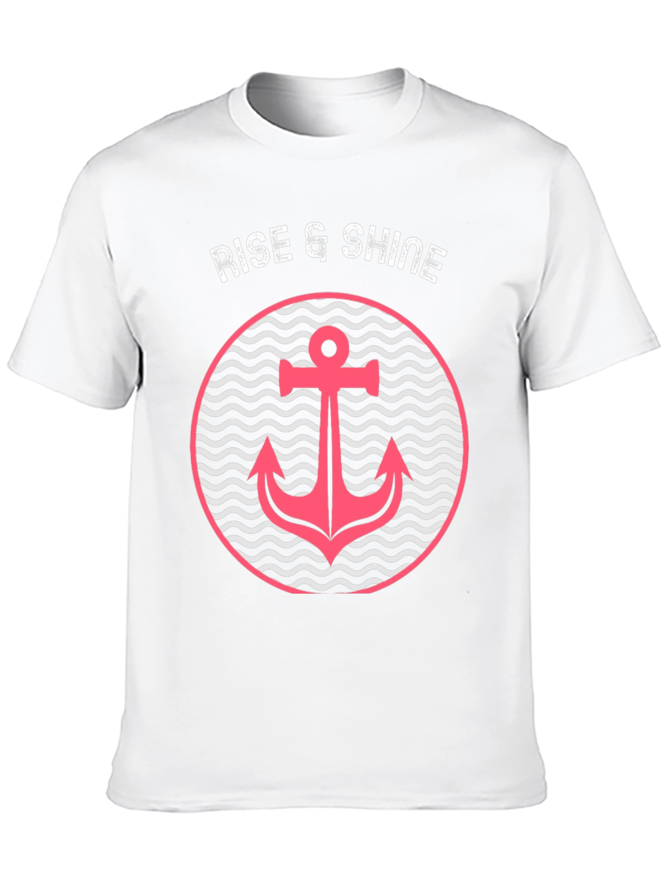 Rise & Shine Anchor Graphic Black Tee