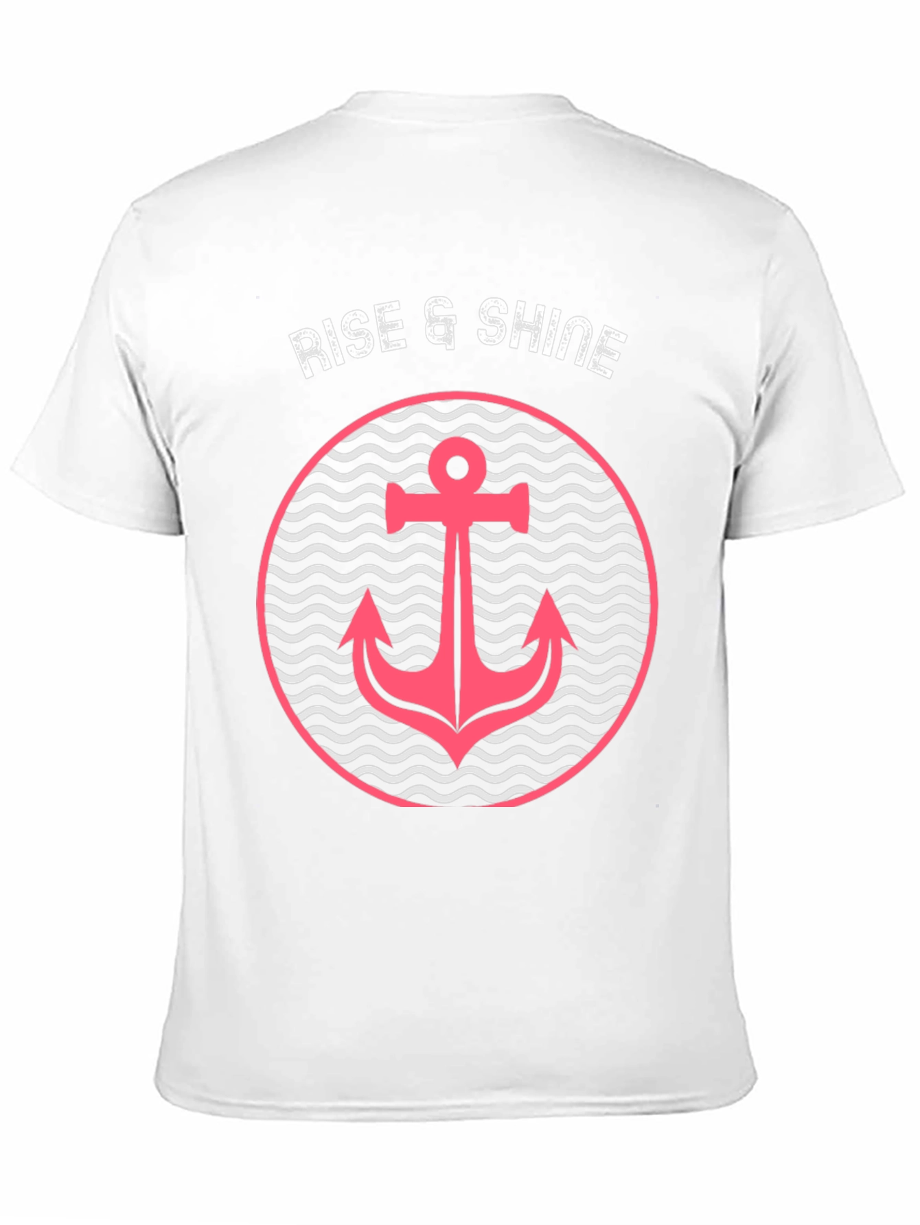 Rise & Shine Anchor Graphic Black Tee