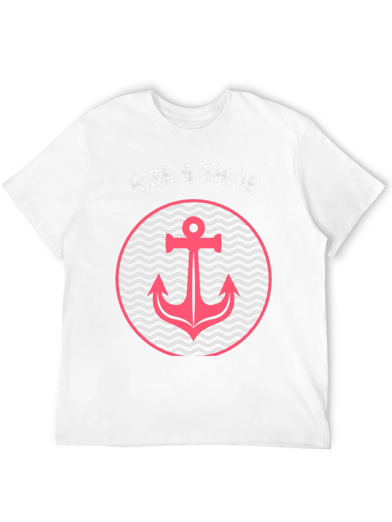 Rise & Shine Anchor Graphic Black Tee
