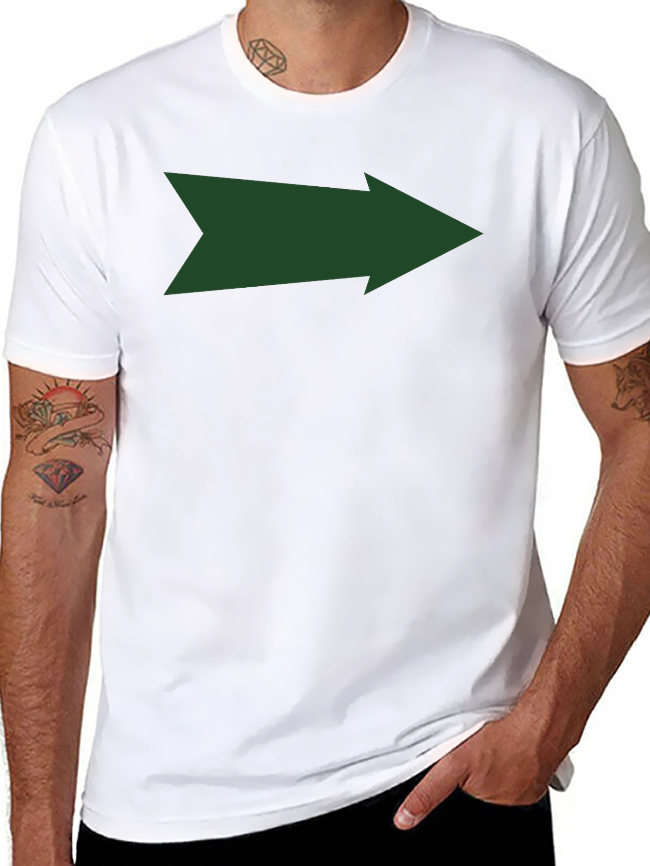 Arrow Graphic Tee - Casual Comfort