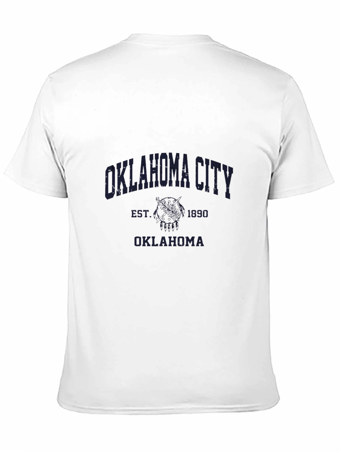 Oklahoma City Black Graphic T-Shirt