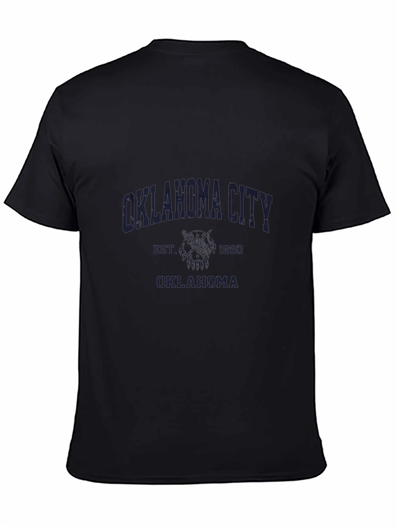 Oklahoma City Black Graphic T-Shirt
