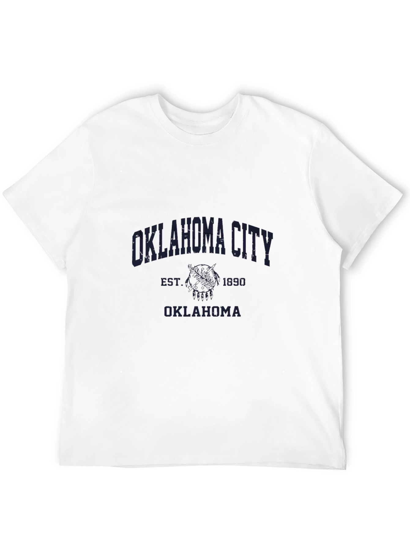 Oklahoma City Black Graphic T-Shirt