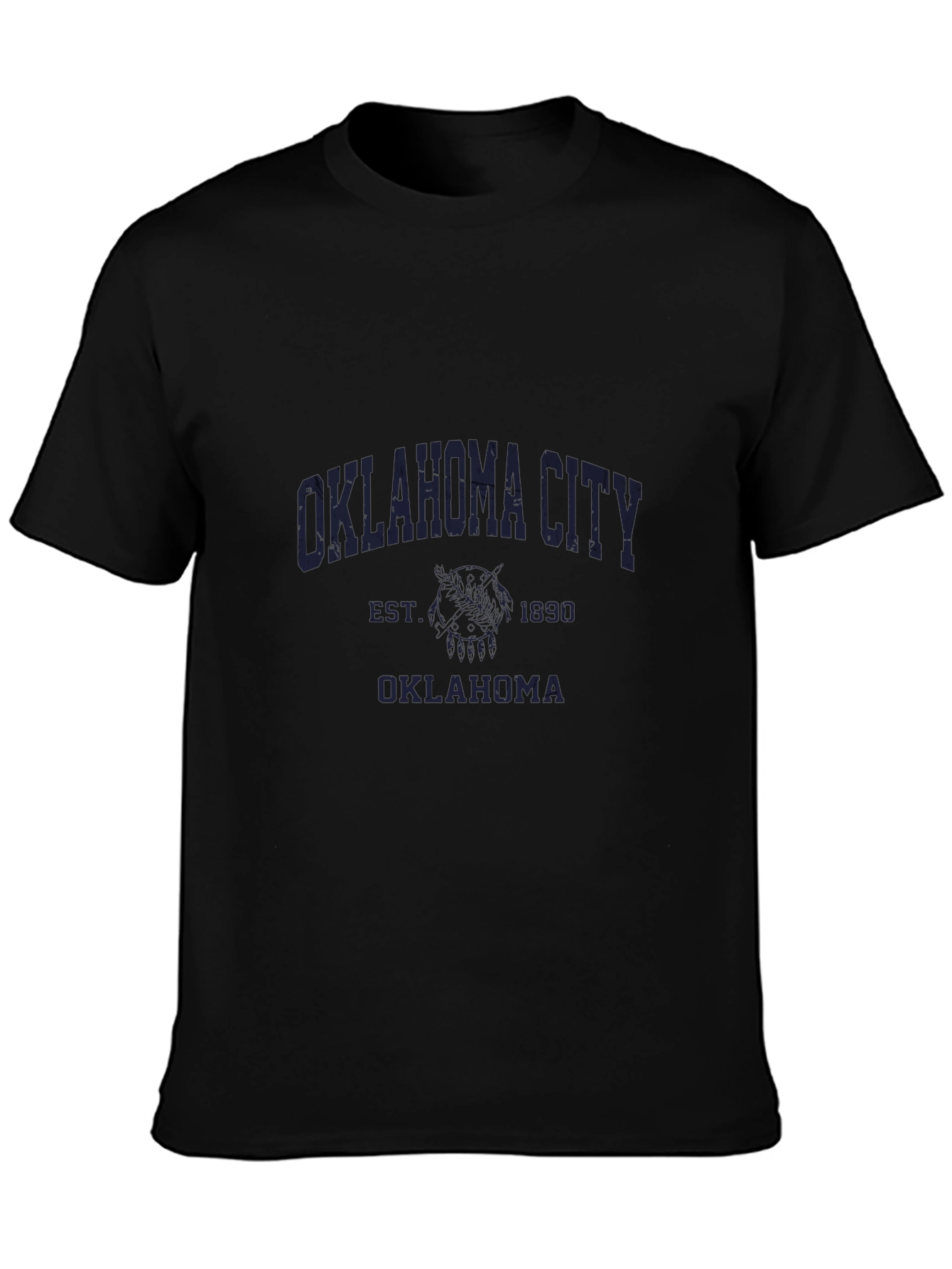 Oklahoma City Black Graphic T-Shirt