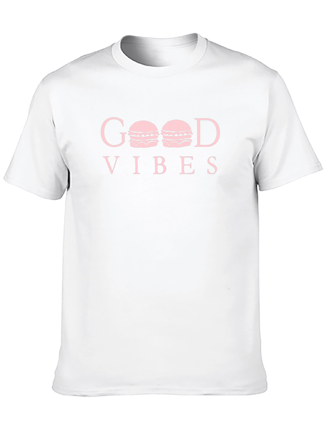 Good Vibes Burger Graphic Tee - Black
