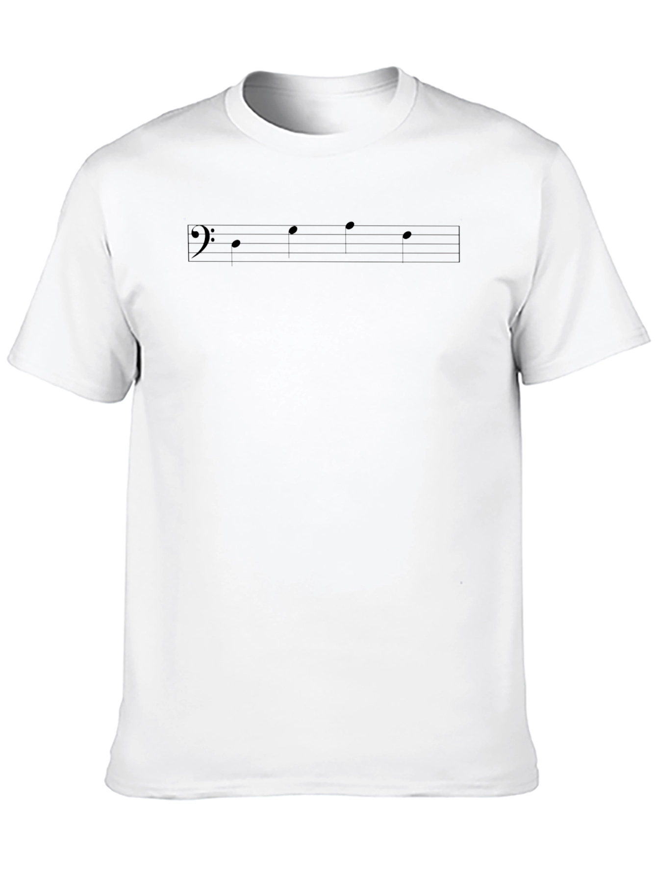 Music Note T-Shirt - Bass Clef Tee