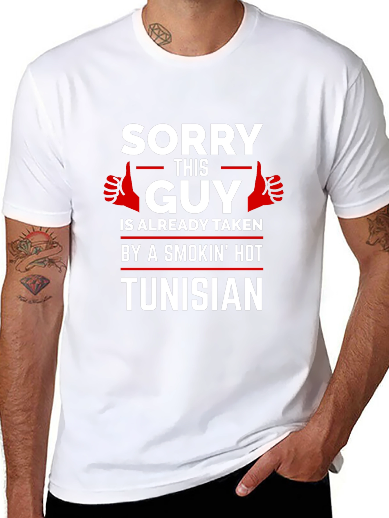 Sorry This Guy Is Taken Tunisian T-Shirt