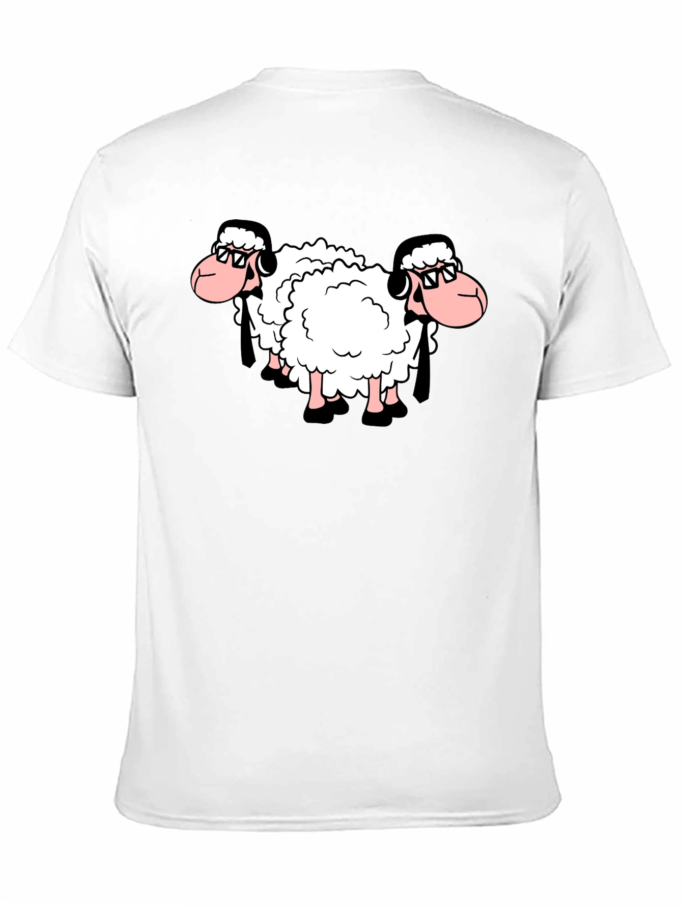 Cool Sheep T-Shirt - Black Cotton Tee