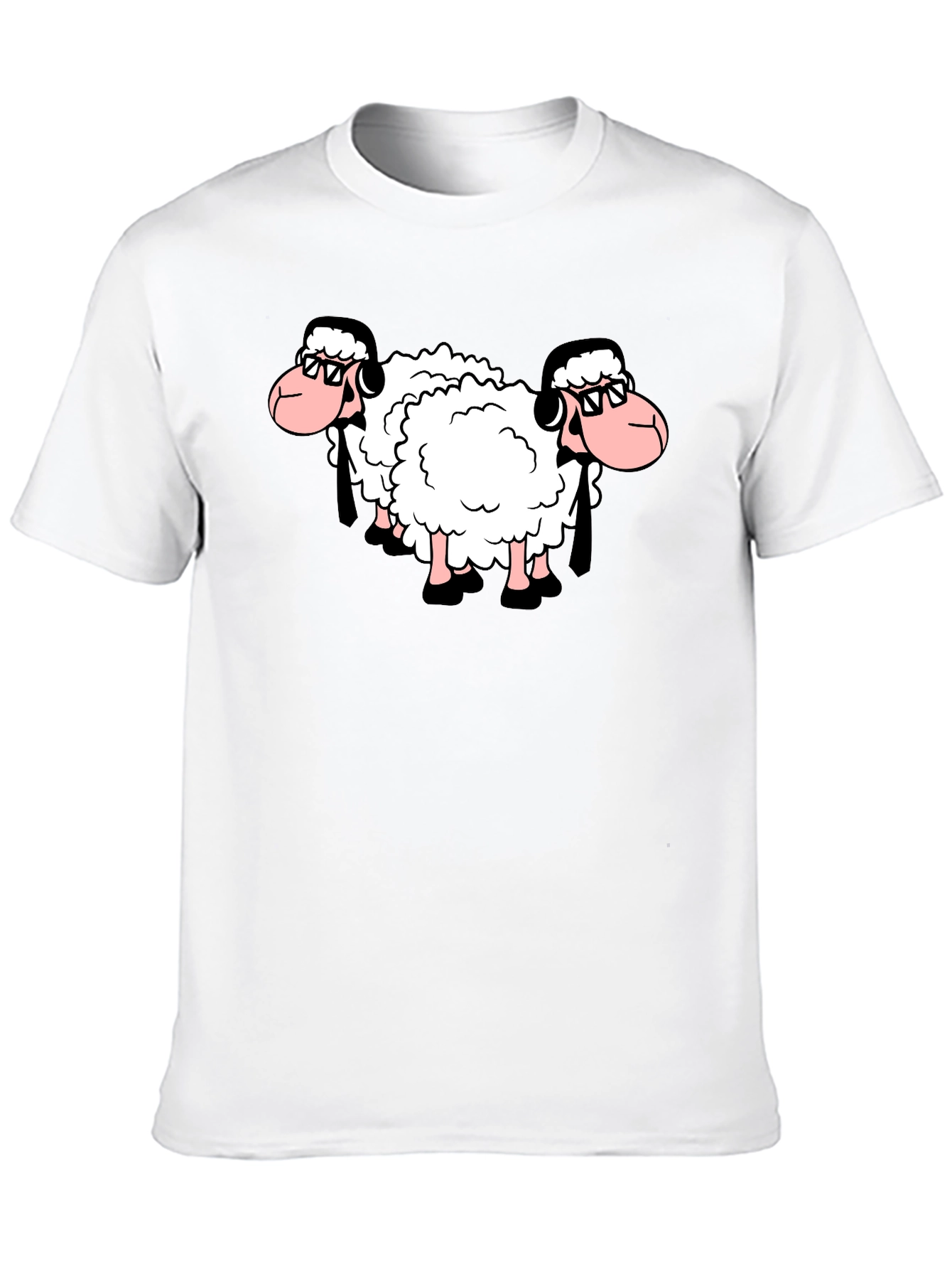 Cool Sheep T-Shirt - Black Cotton Tee