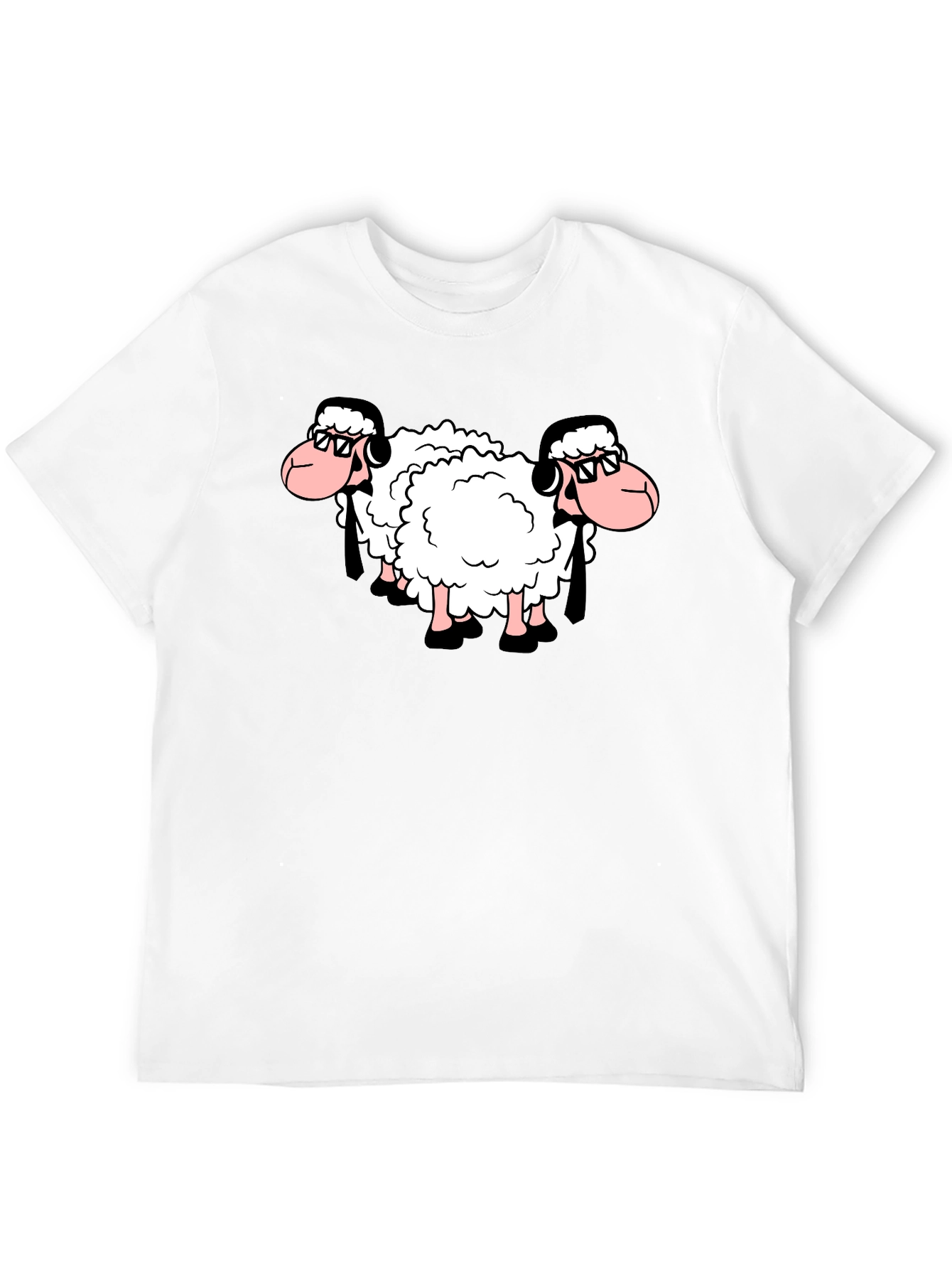 Cool Sheep T-Shirt - Black Cotton Tee