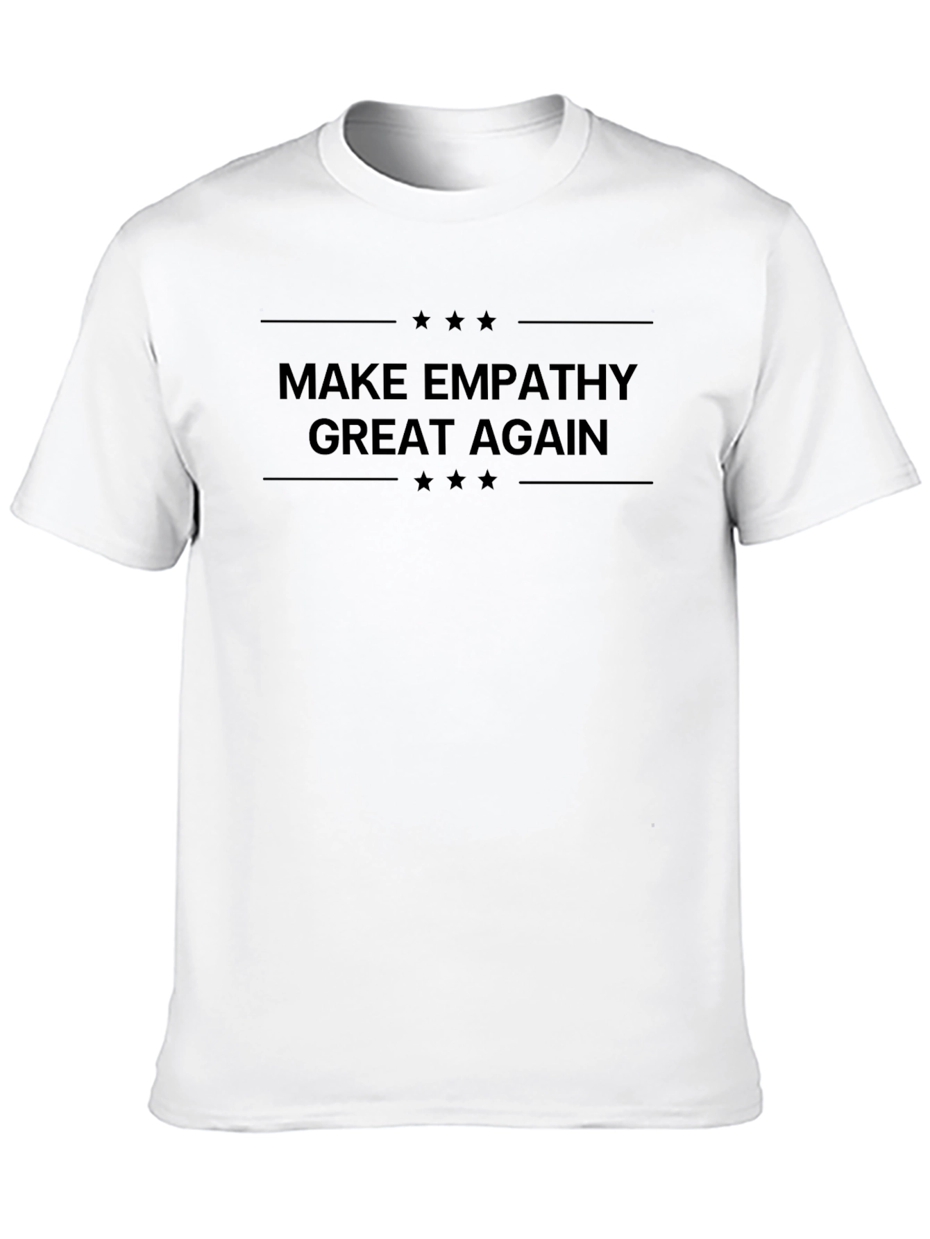 Make Empathy Great Again Black T-Shirt