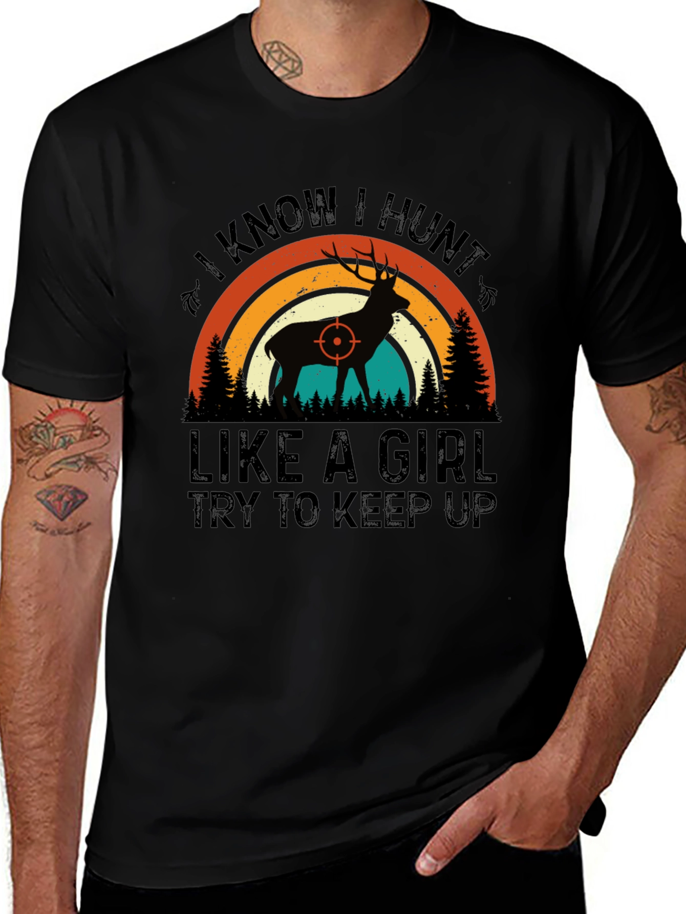 I Know I Hunt Like A Girl T-Shirt