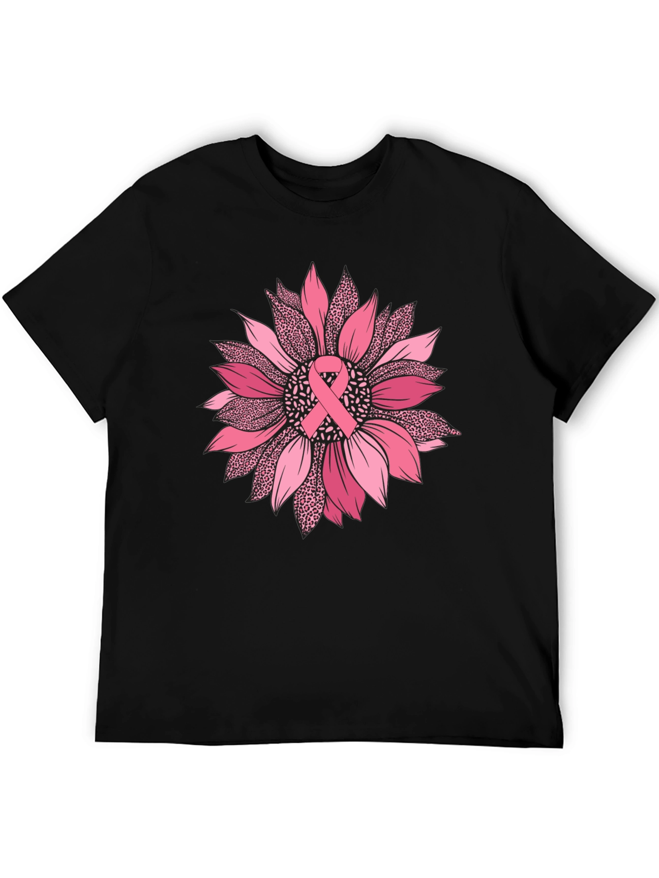 Breast Cancer Awareness Sunflower Tee