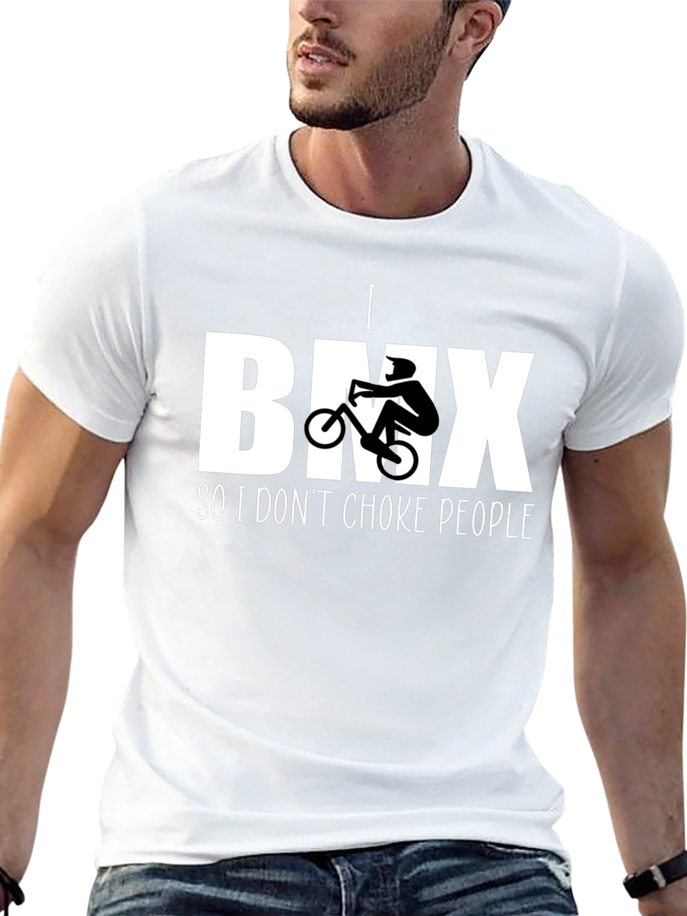 I BMX So I Dont Choke People T-Shirt