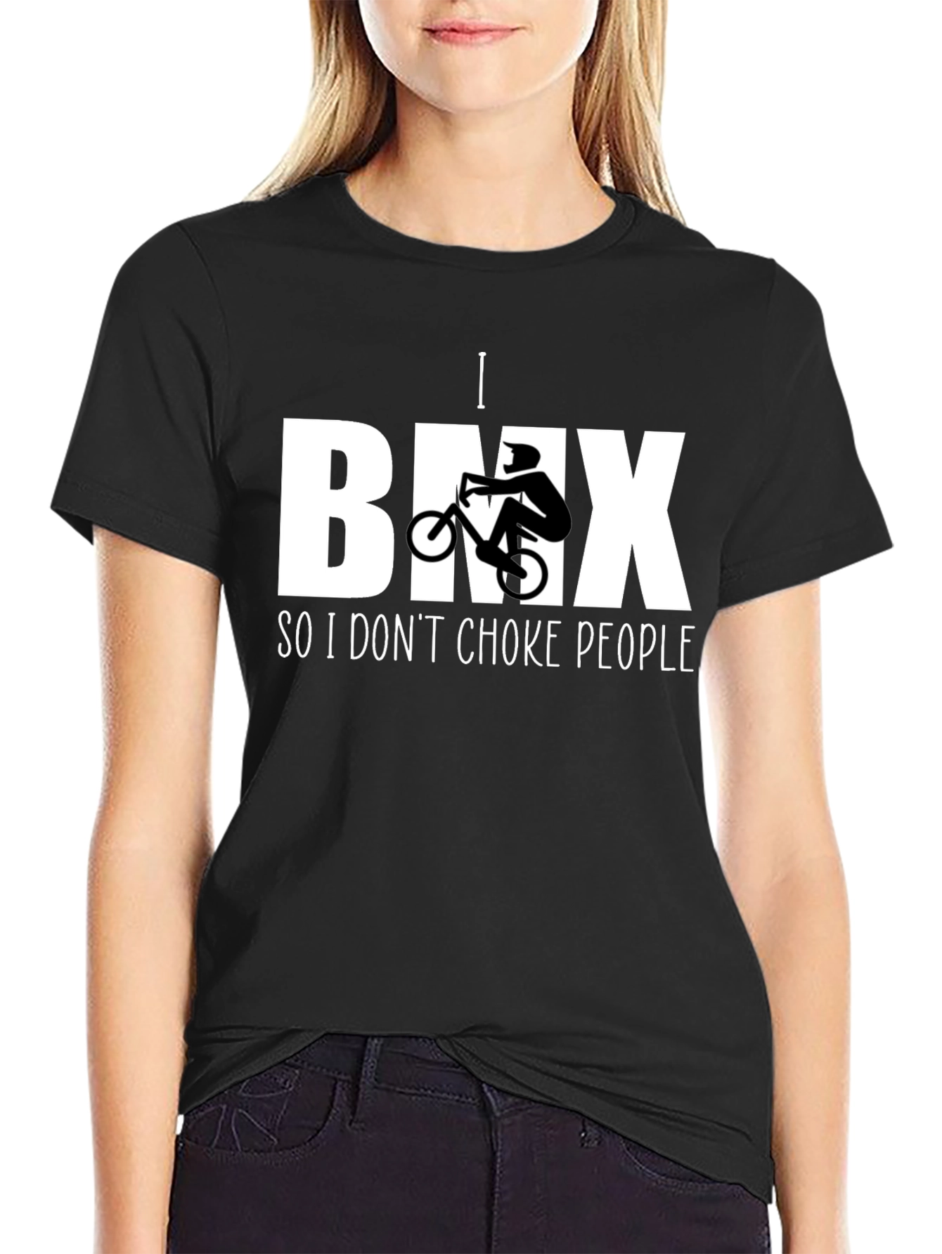 I BMX So I Dont Choke People T-Shirt