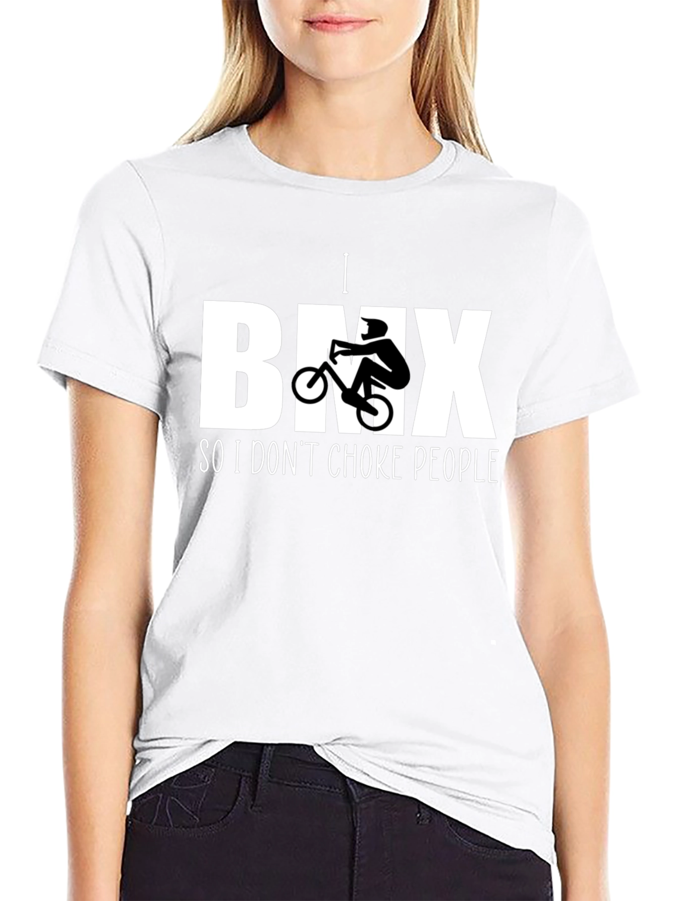 I BMX So I Dont Choke People T-Shirt