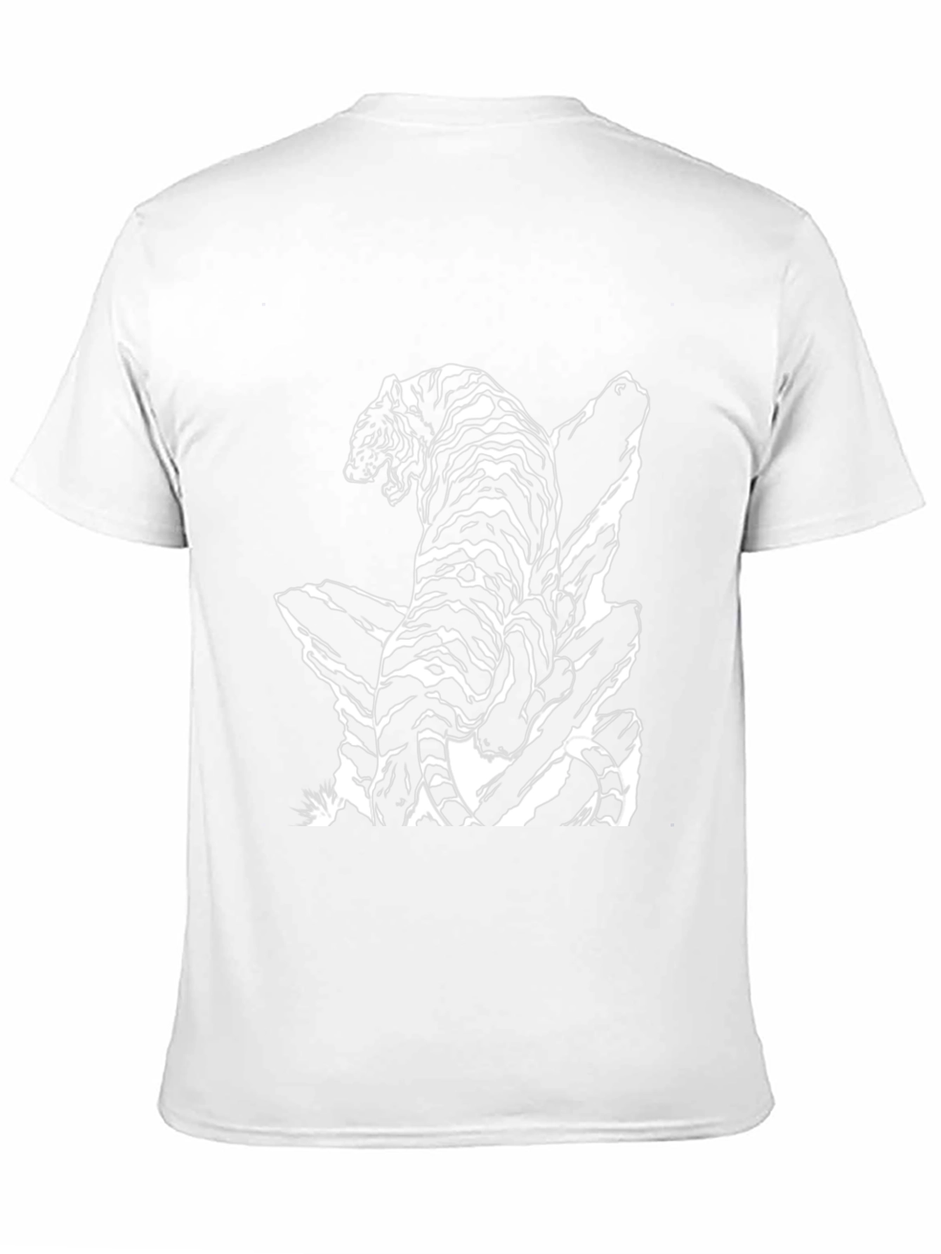 Striking Tiger Graphic Tee - Black