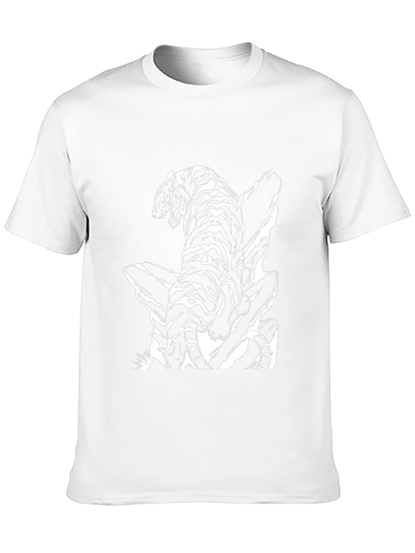 Striking Tiger Graphic Tee - Black
