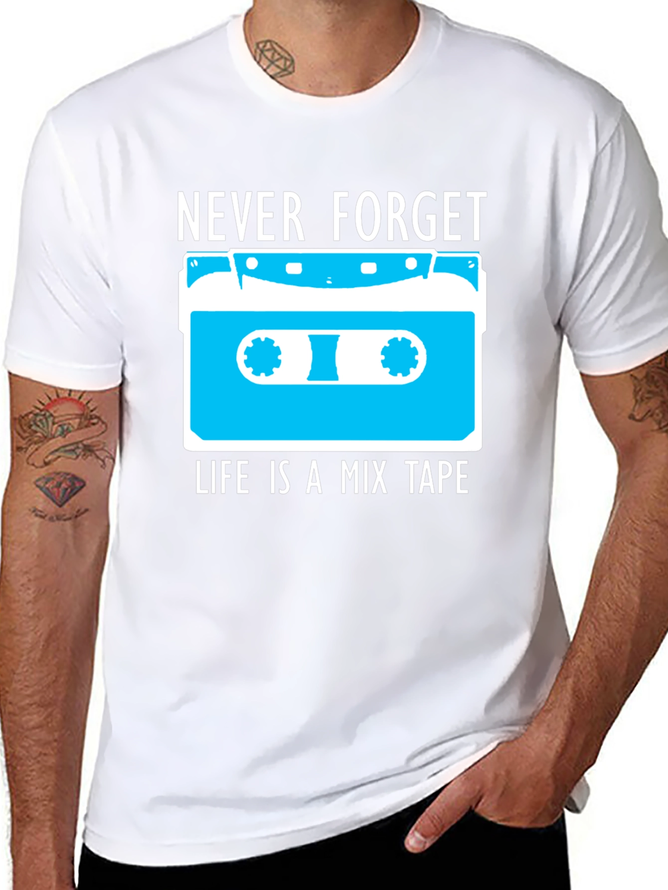 Never Forget Mix Tape T-Shirt