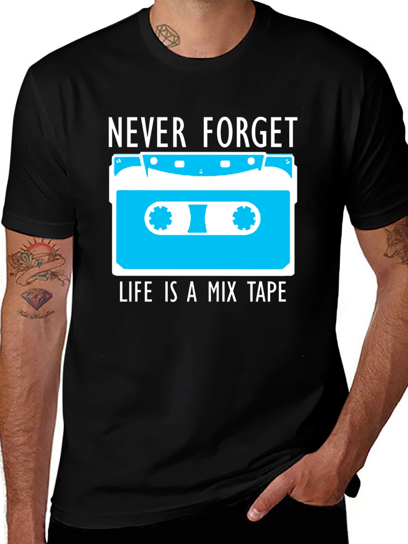 Never Forget Mix Tape T-Shirt