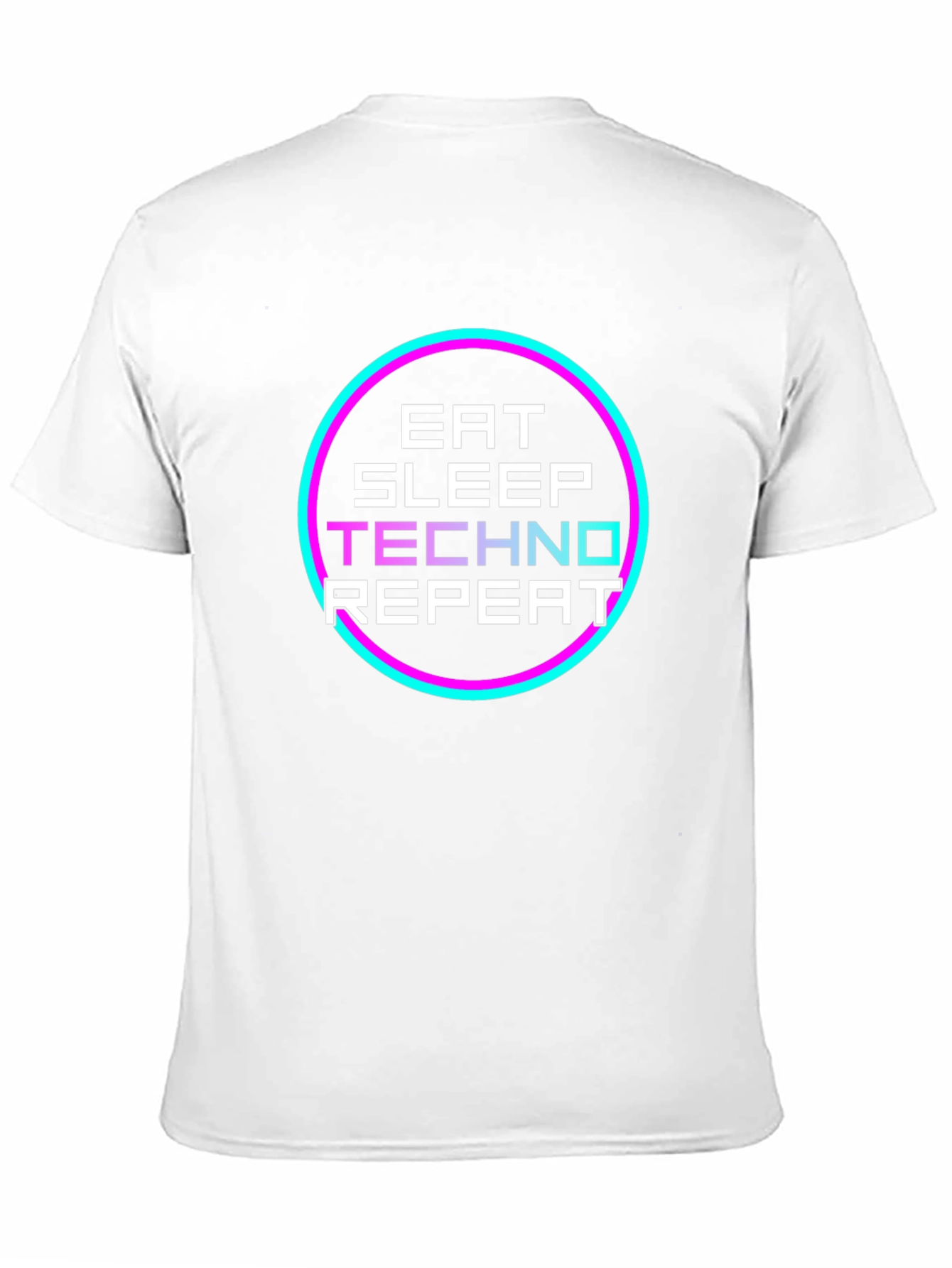 Eat Sleep Techno Repeat Graphic Tee