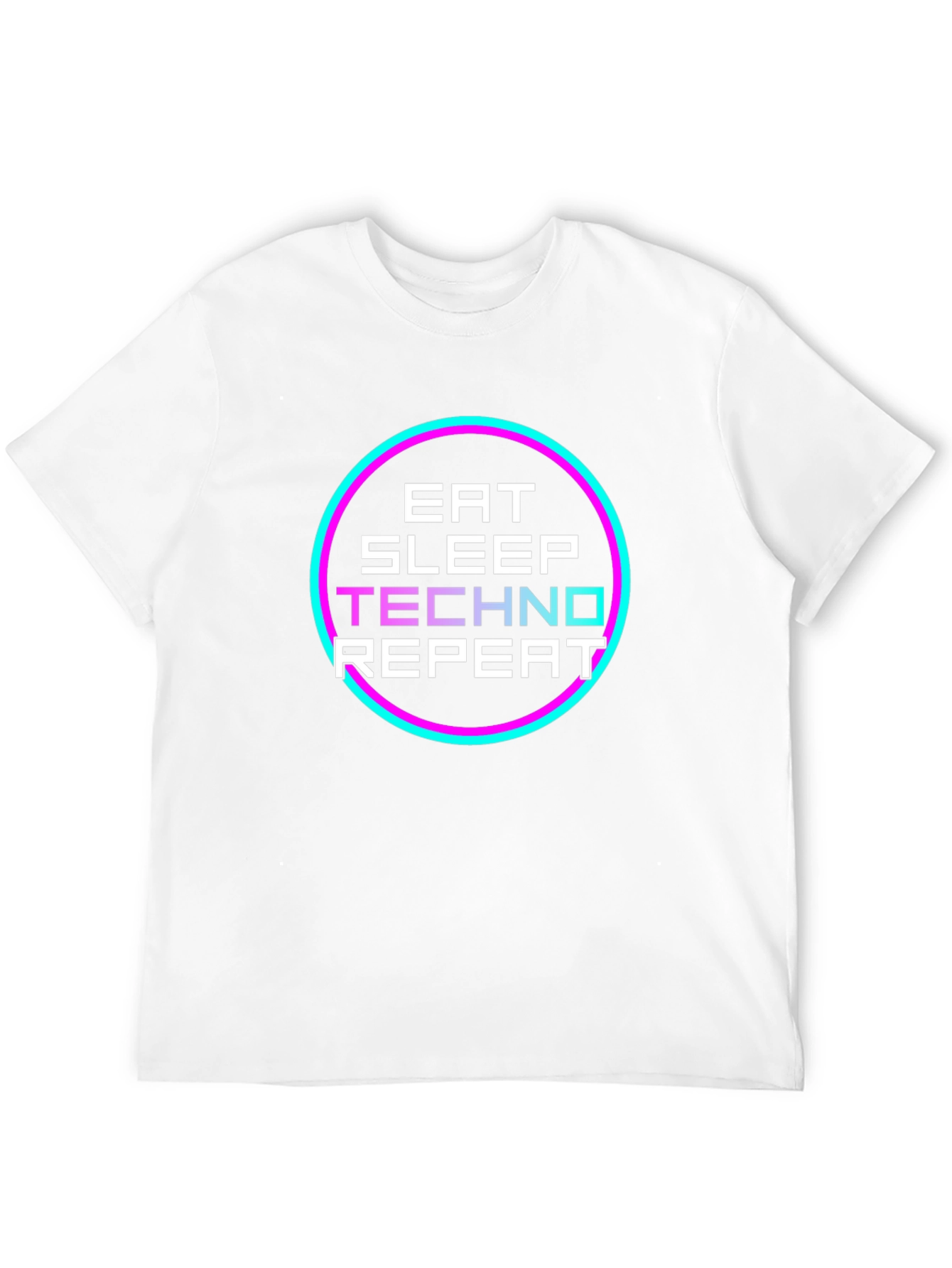 Eat Sleep Techno Repeat Graphic Tee