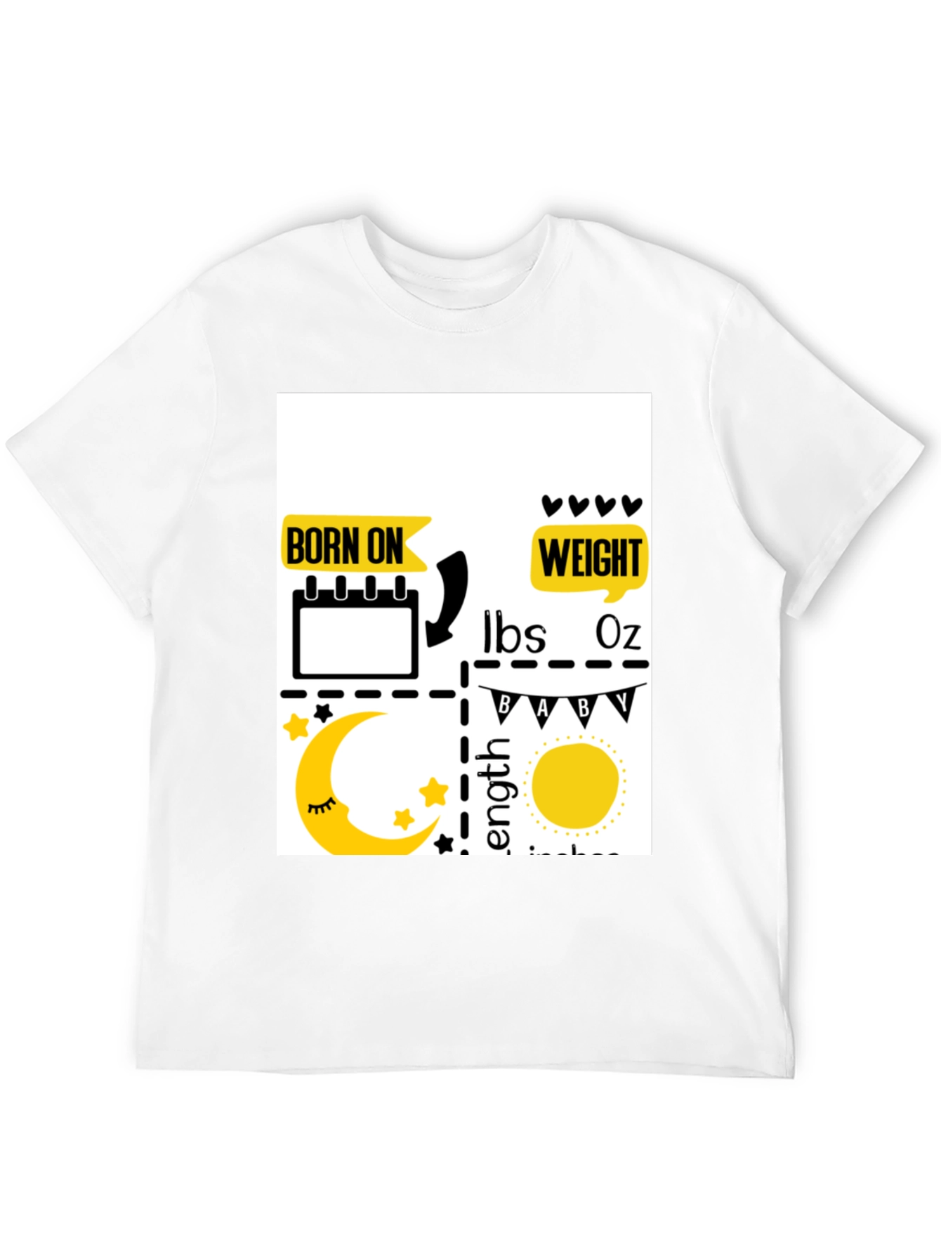 Baby Stats Personalized T-Shirt