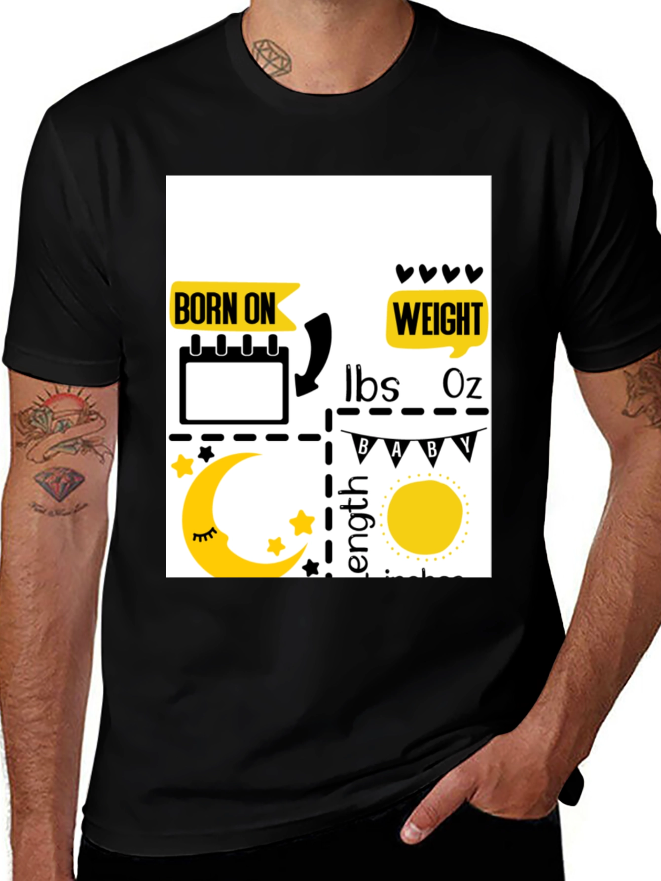 Baby Stats Personalized T-Shirt