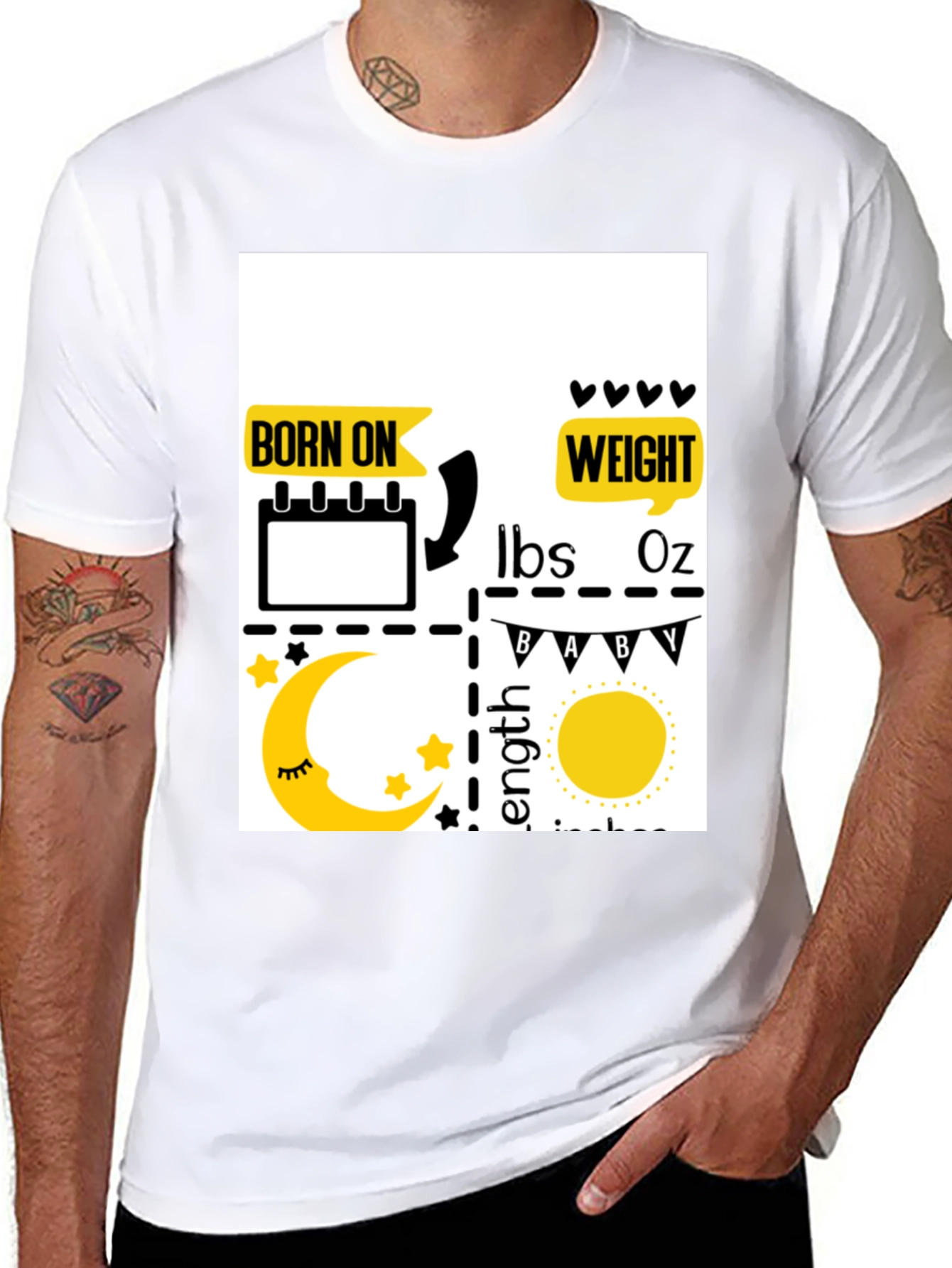 Baby Stats Personalized T-Shirt