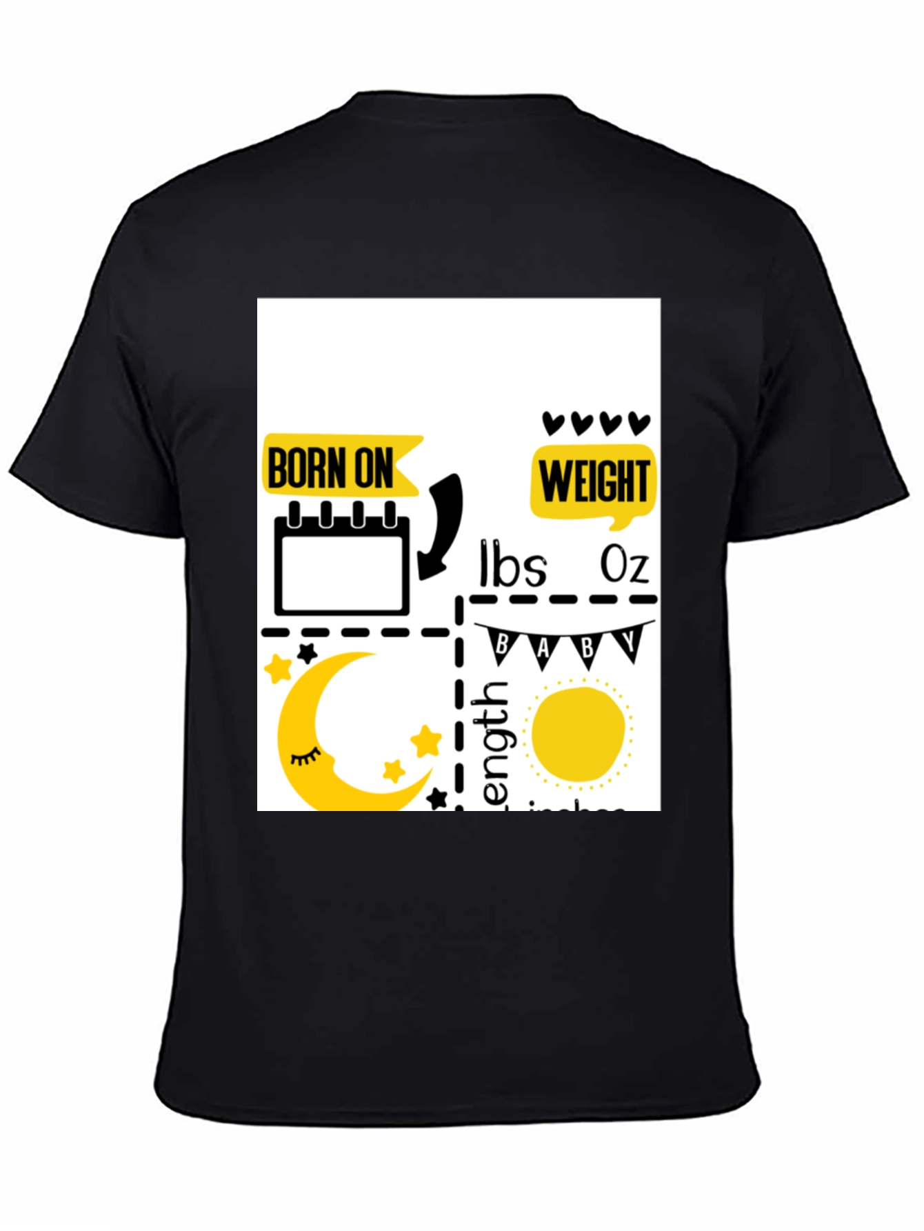 Baby Stats Personalized T-Shirt