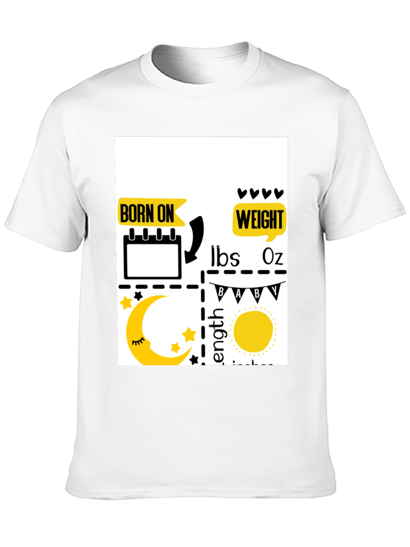 Baby Stats Personalized T-Shirt